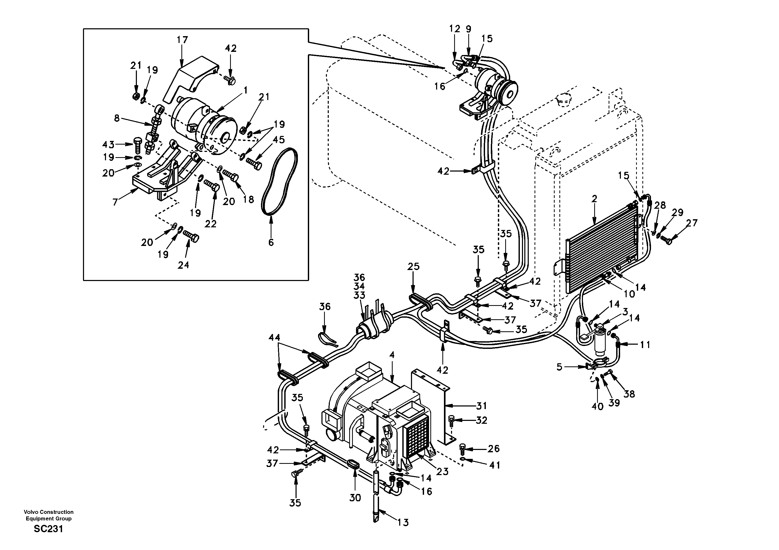Air Cond SA1125-03240 VOLVO