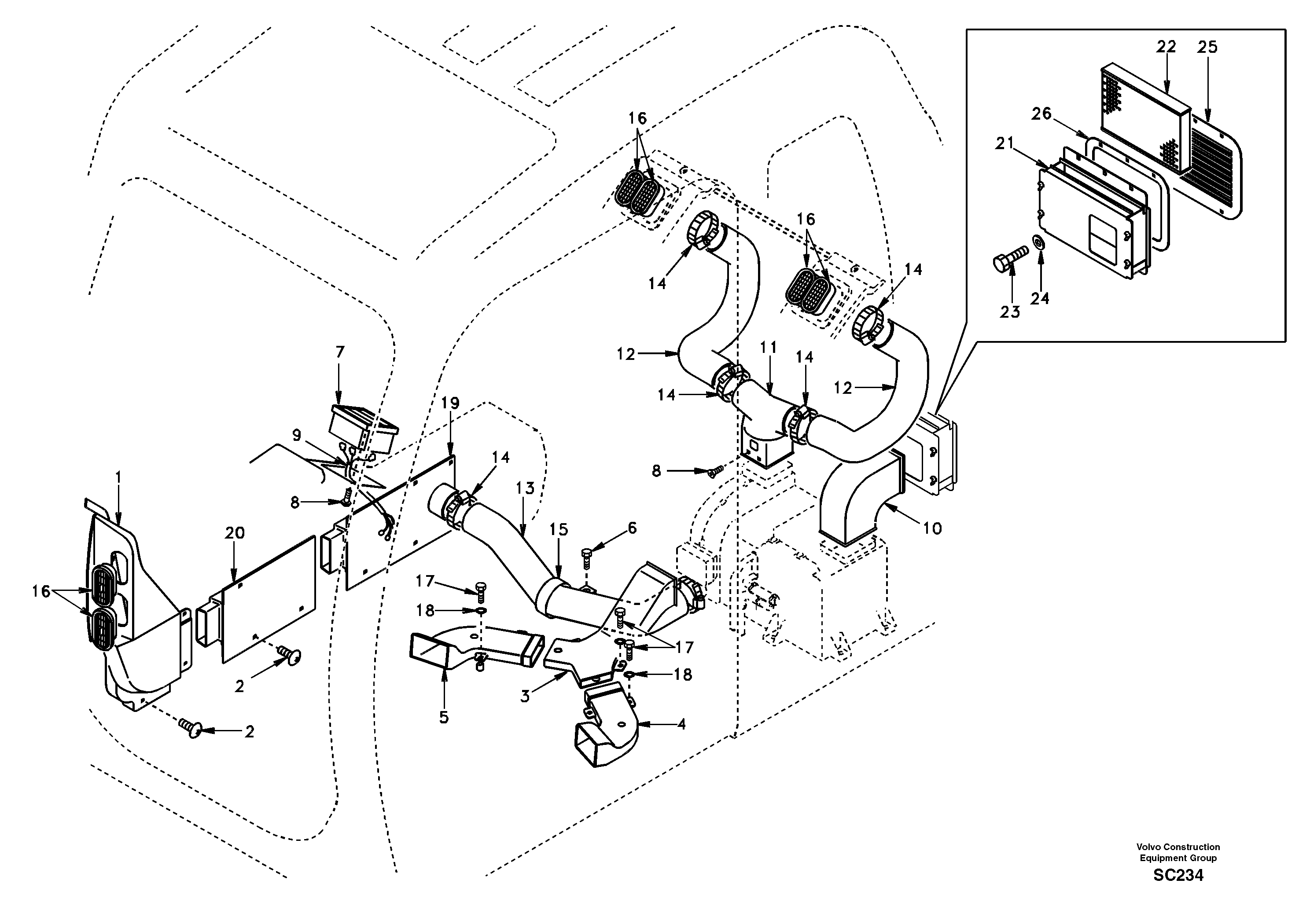 Rear Section SA1125-01050 VOLVO