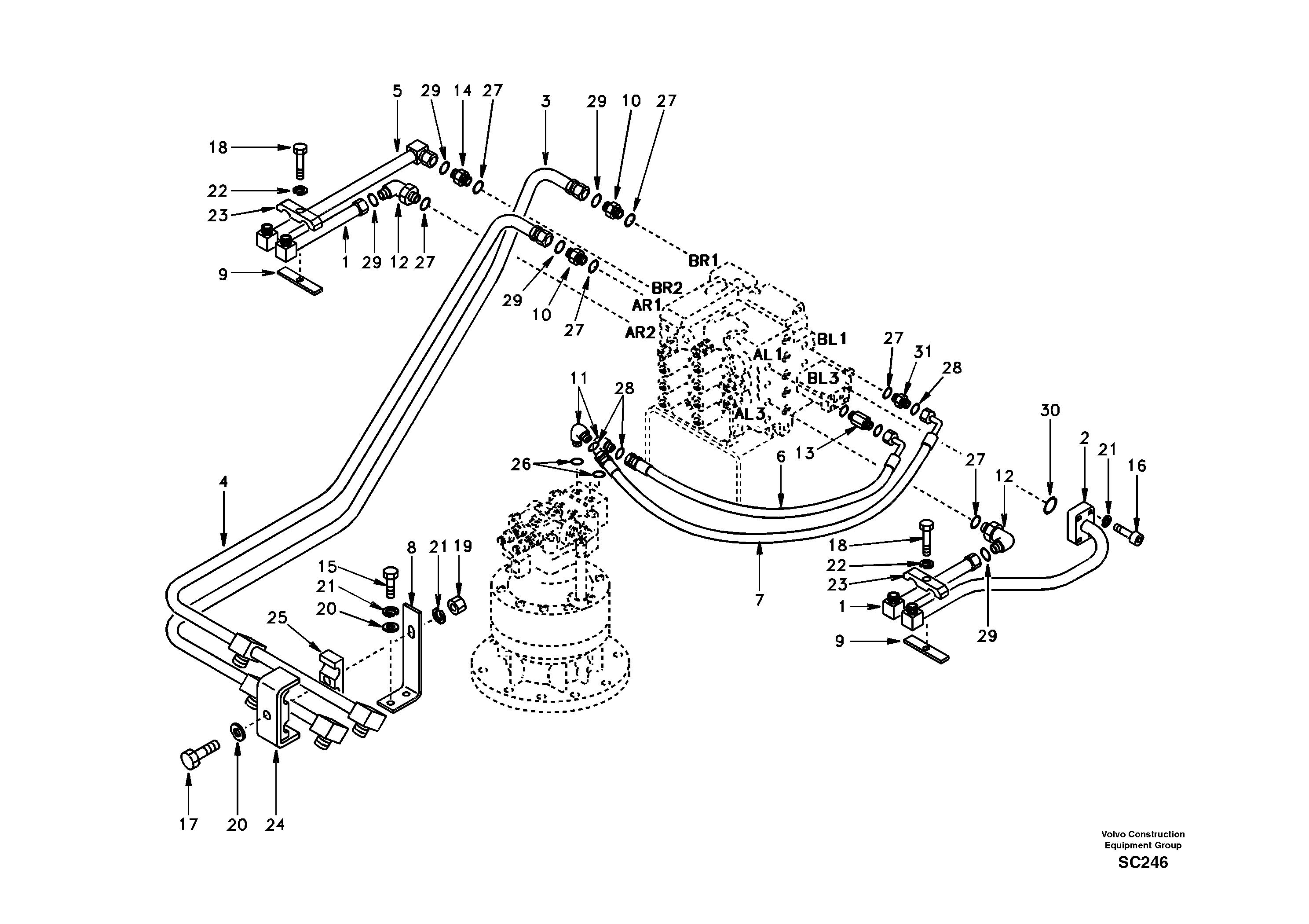 Hose SA9402-04612 VOLVO