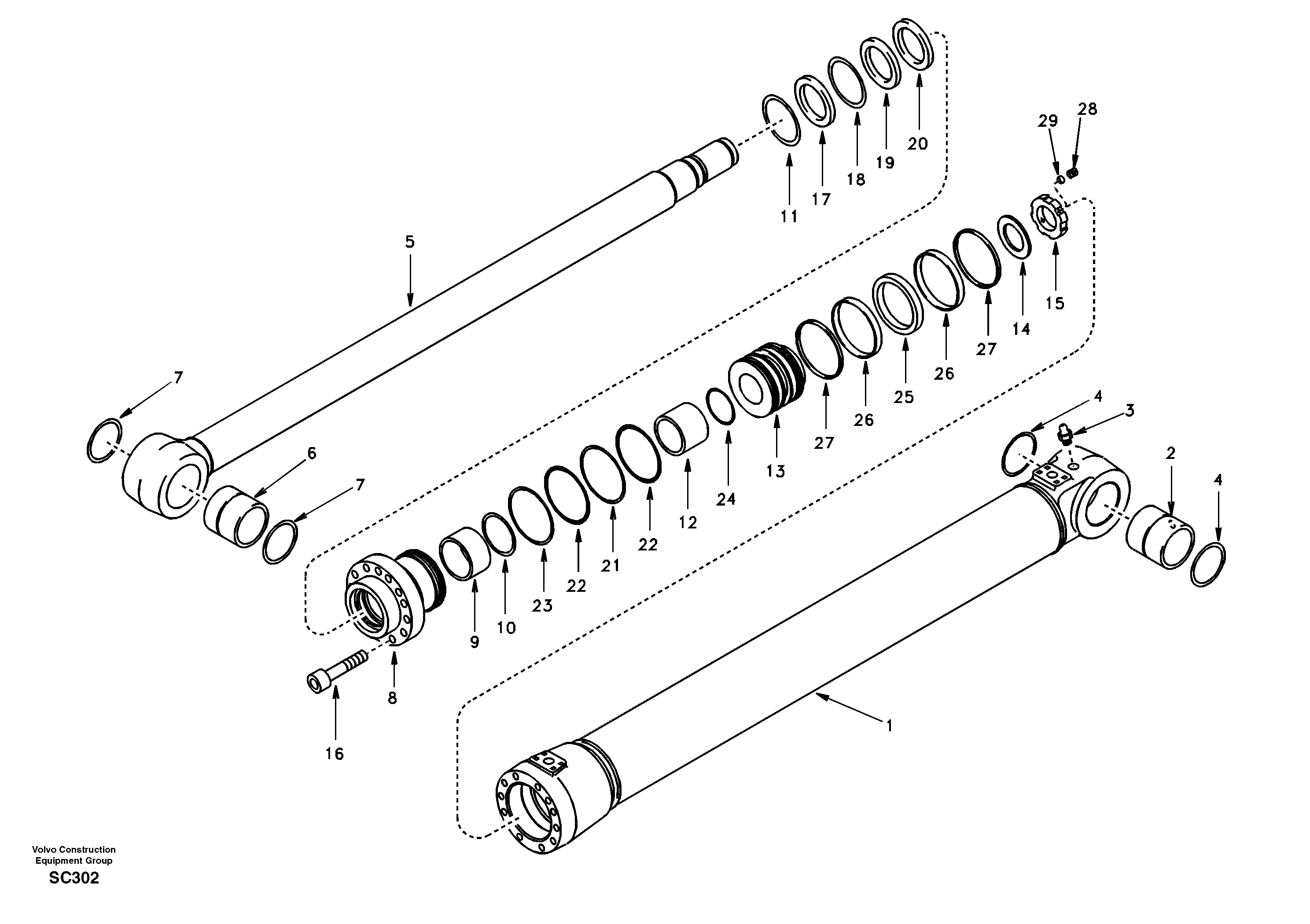 Tube assembly VOE14501133 VOLVO