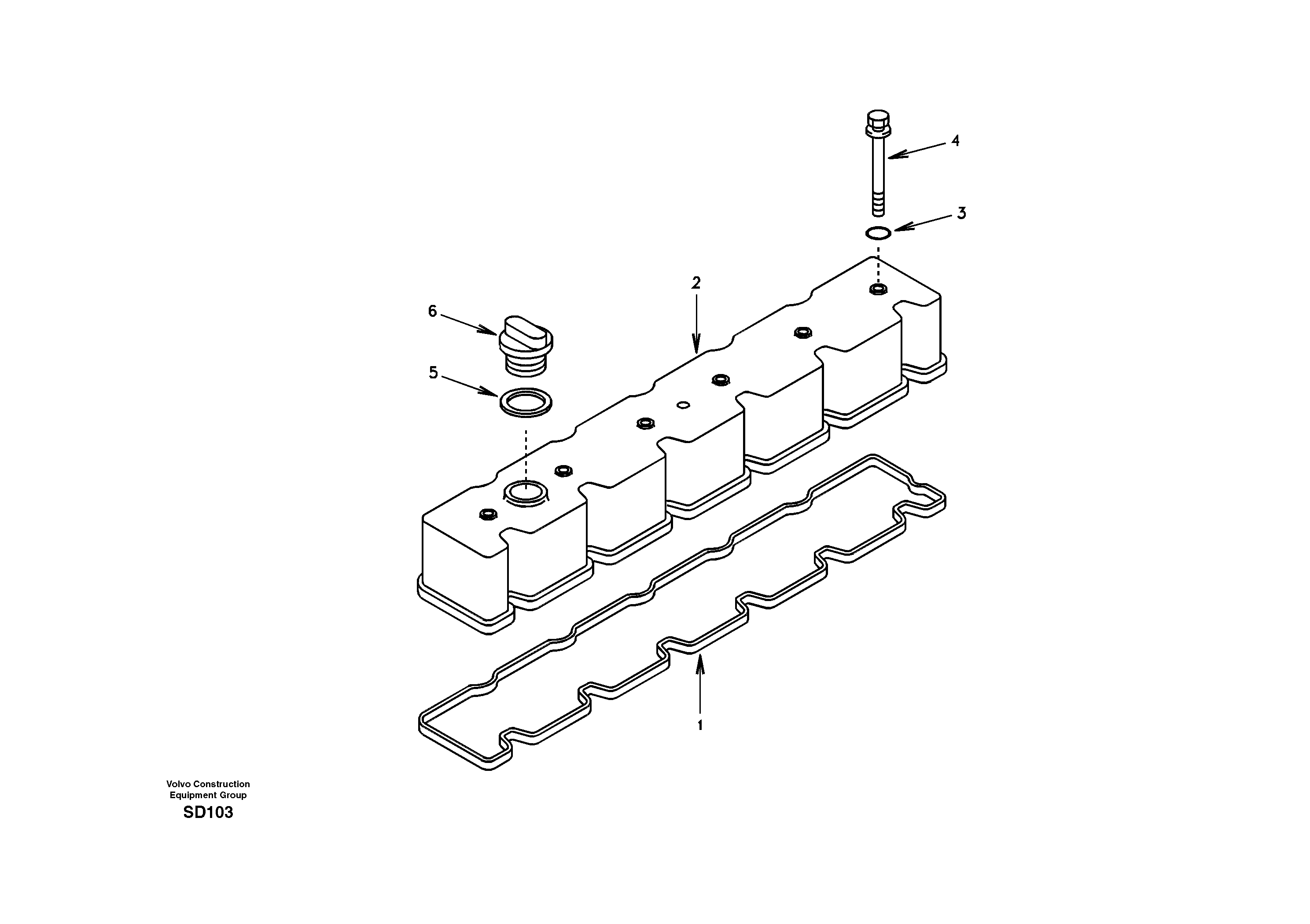 Screw SA3922639 VOLVO