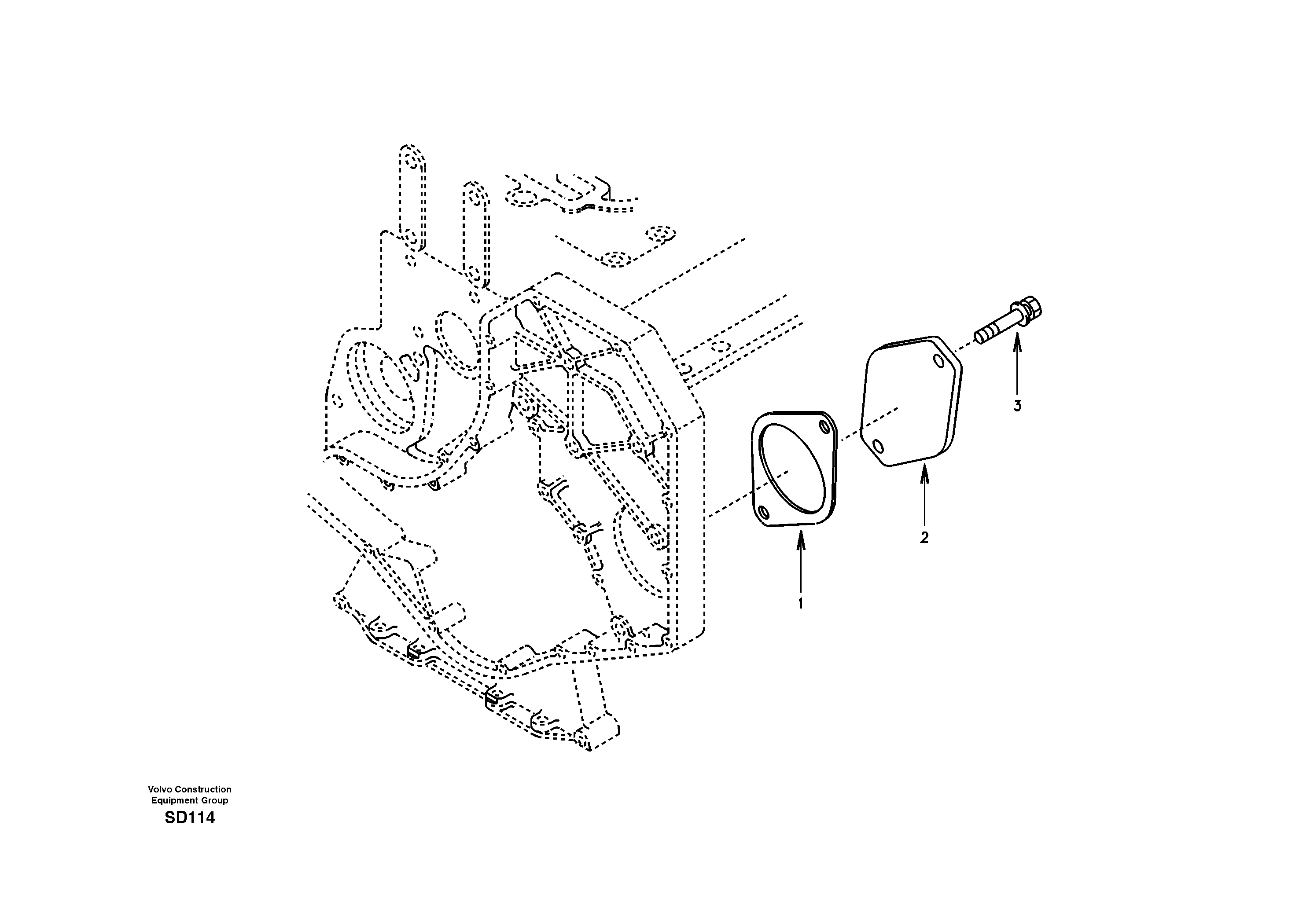 Gasket VOE11716109 VOLVO