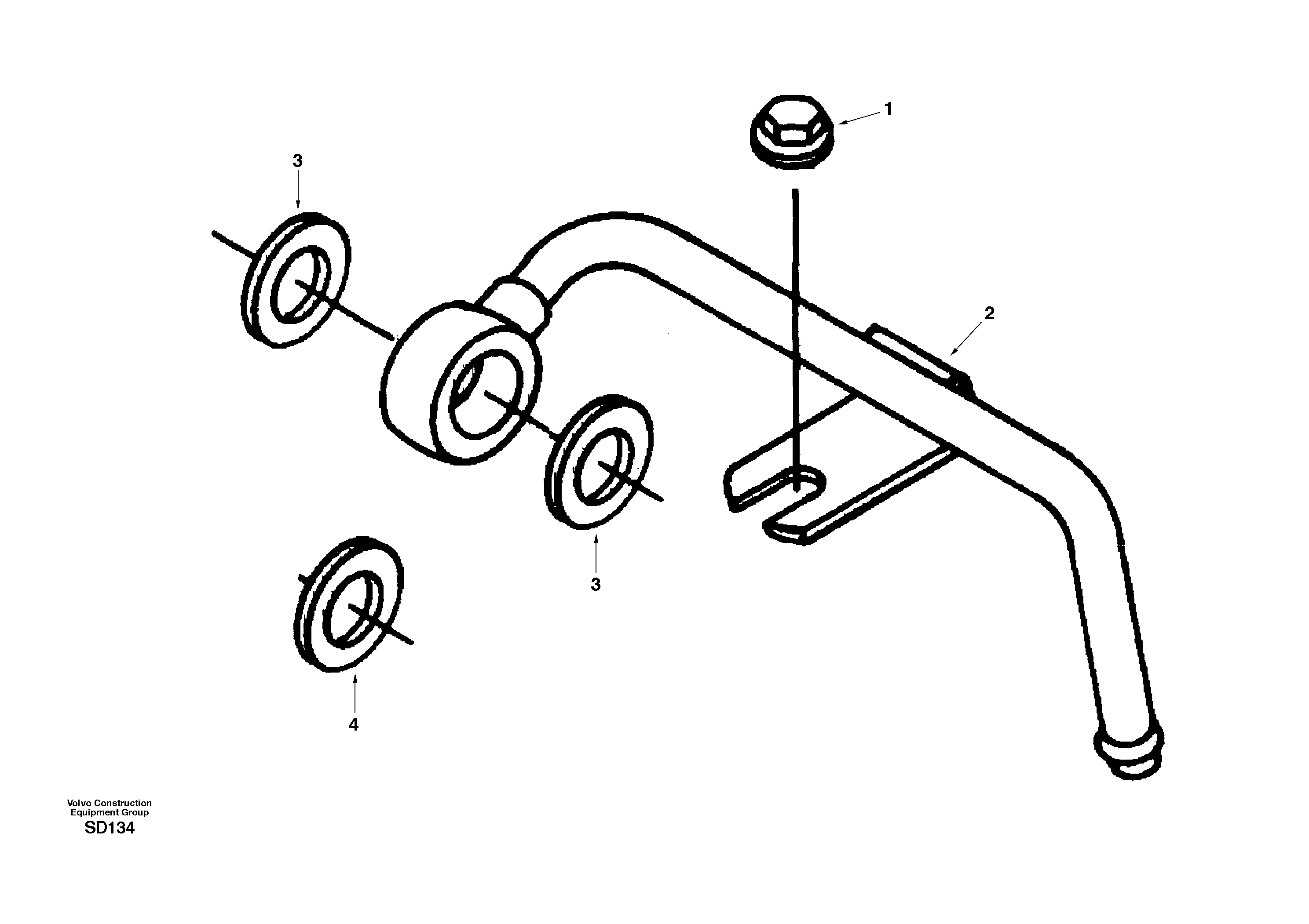 Pipe SA3931740 VOLVO