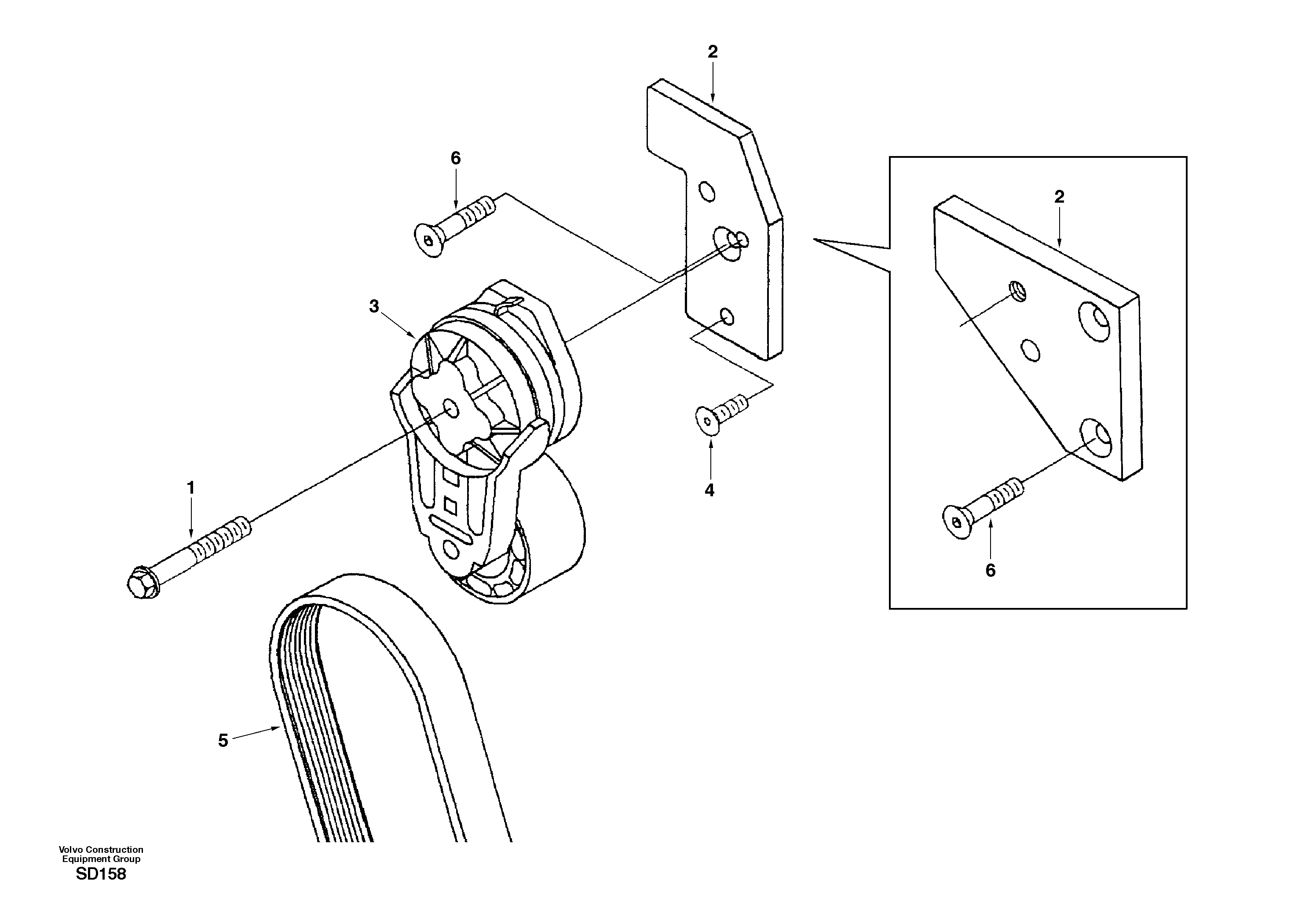 For upper engine part SA3280839 VOLVO