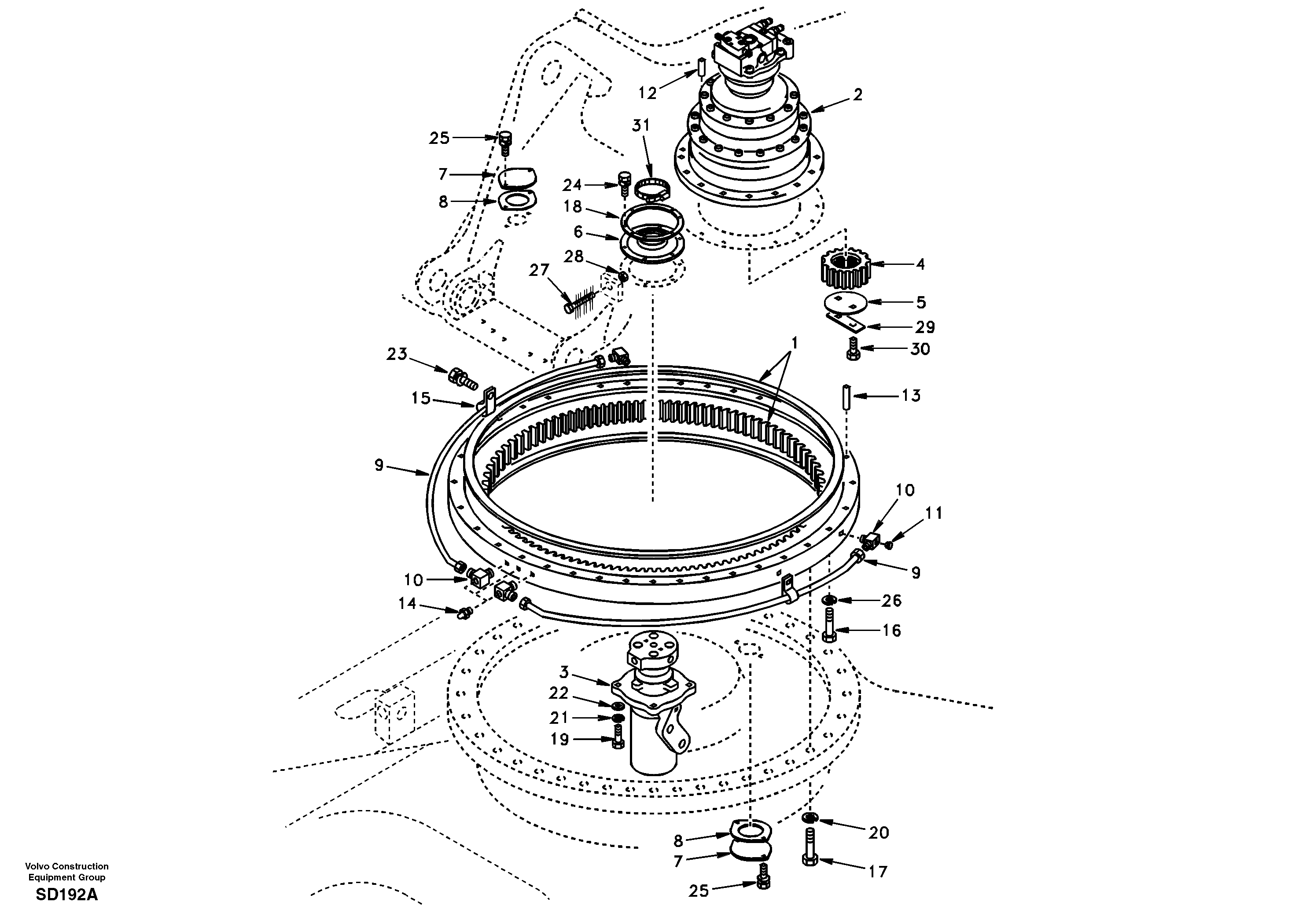 Washer SA1055-01550 VOLVO