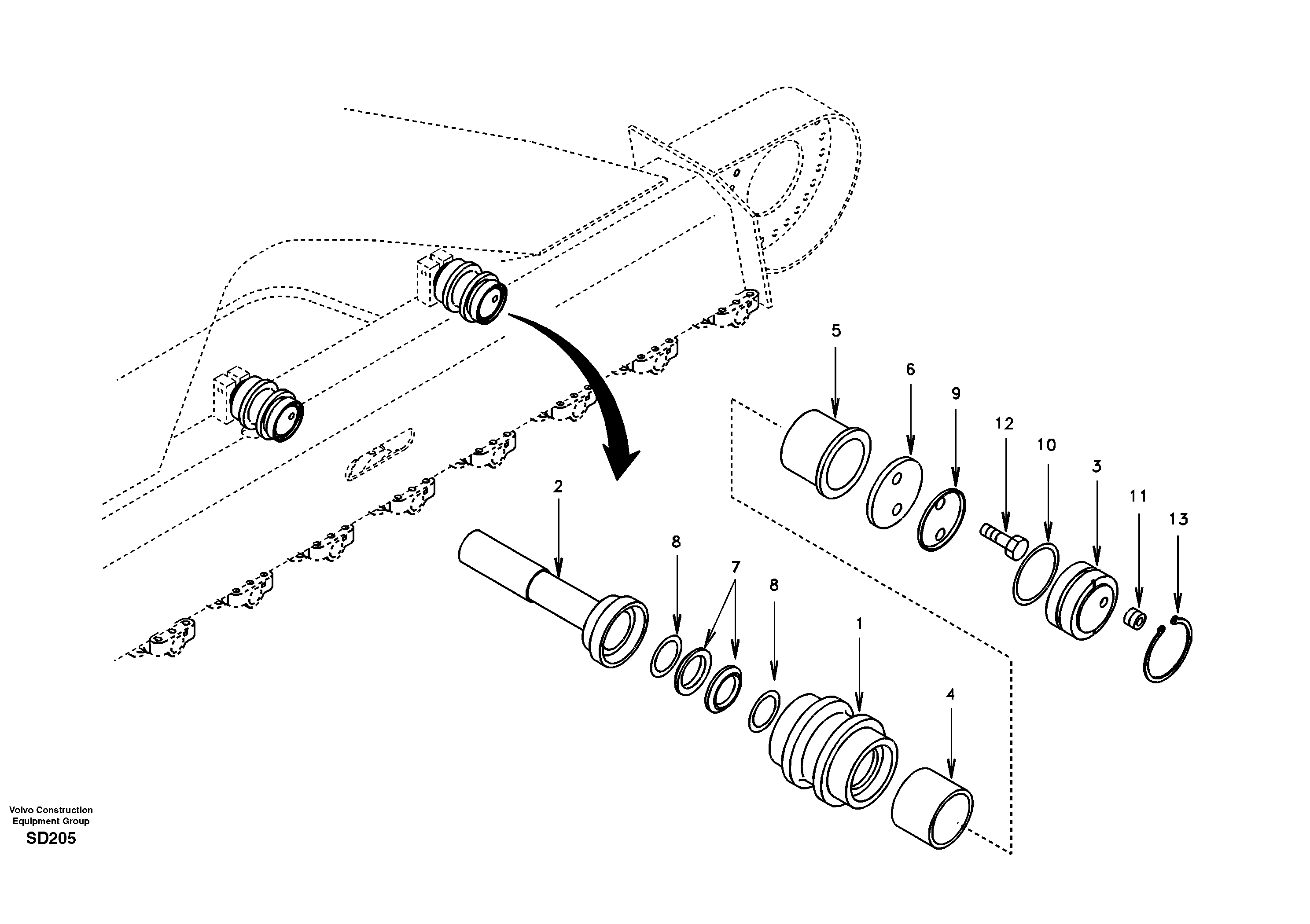 Shaft SA1181-01031 VOLVO