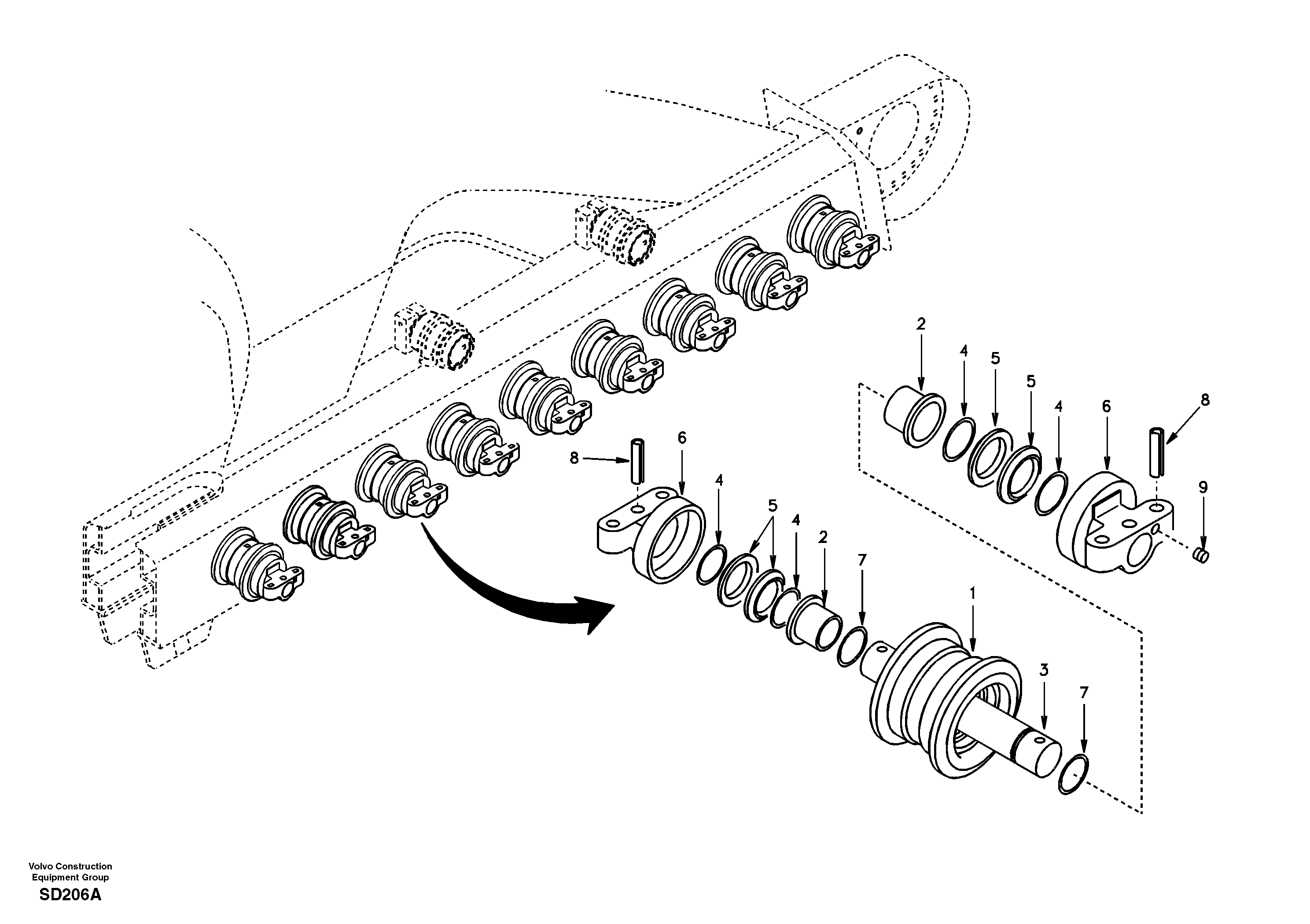 Pin SA1081-00801 VOLVO