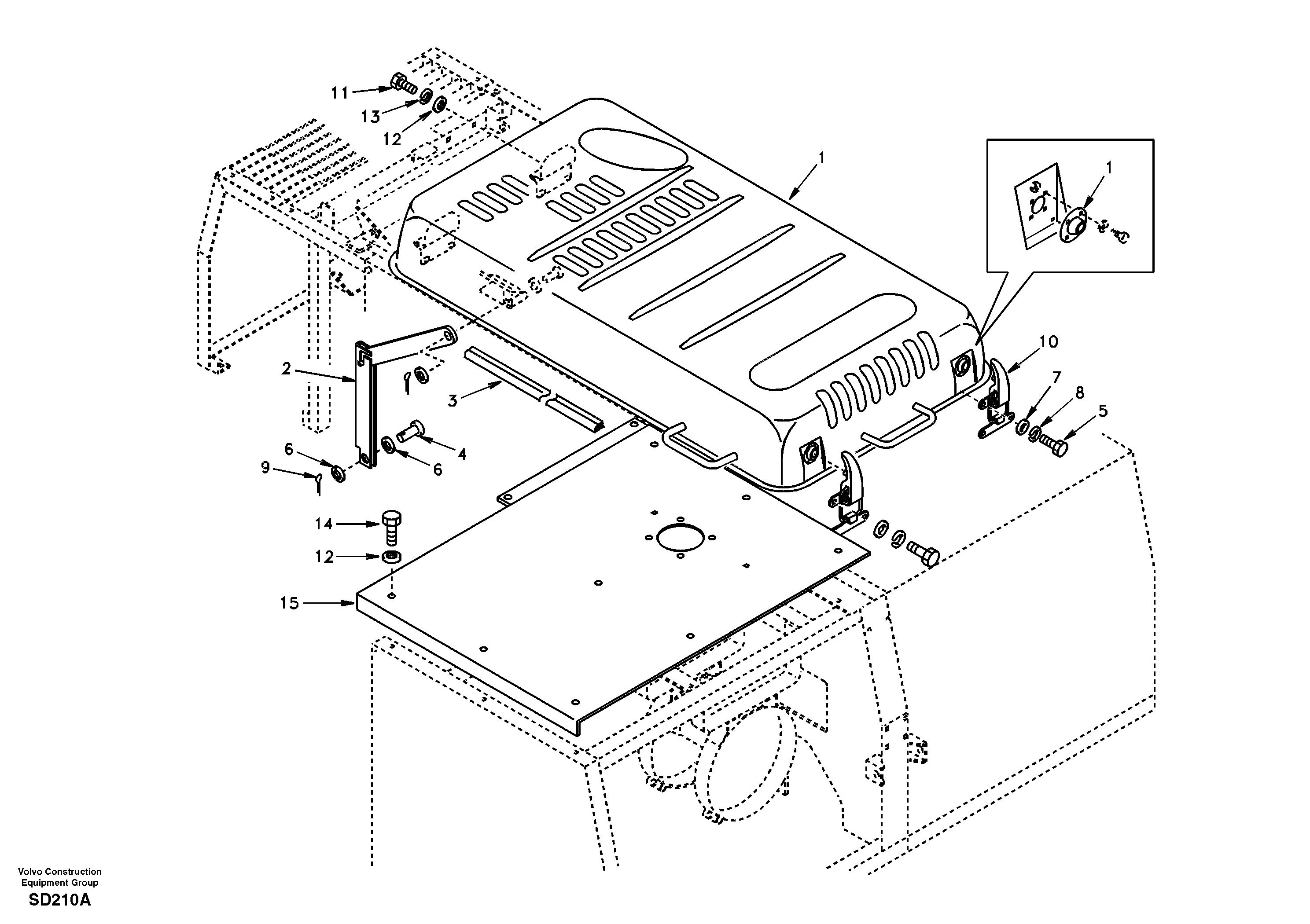 Hood SA1162-04941 VOLVO