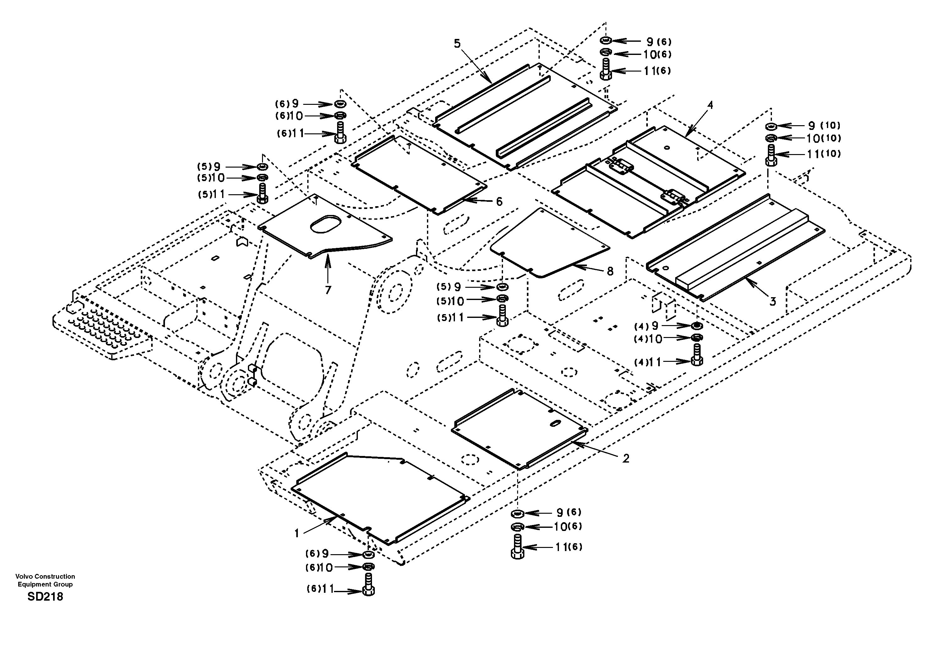 Cover SA1164-02070 VOLVO