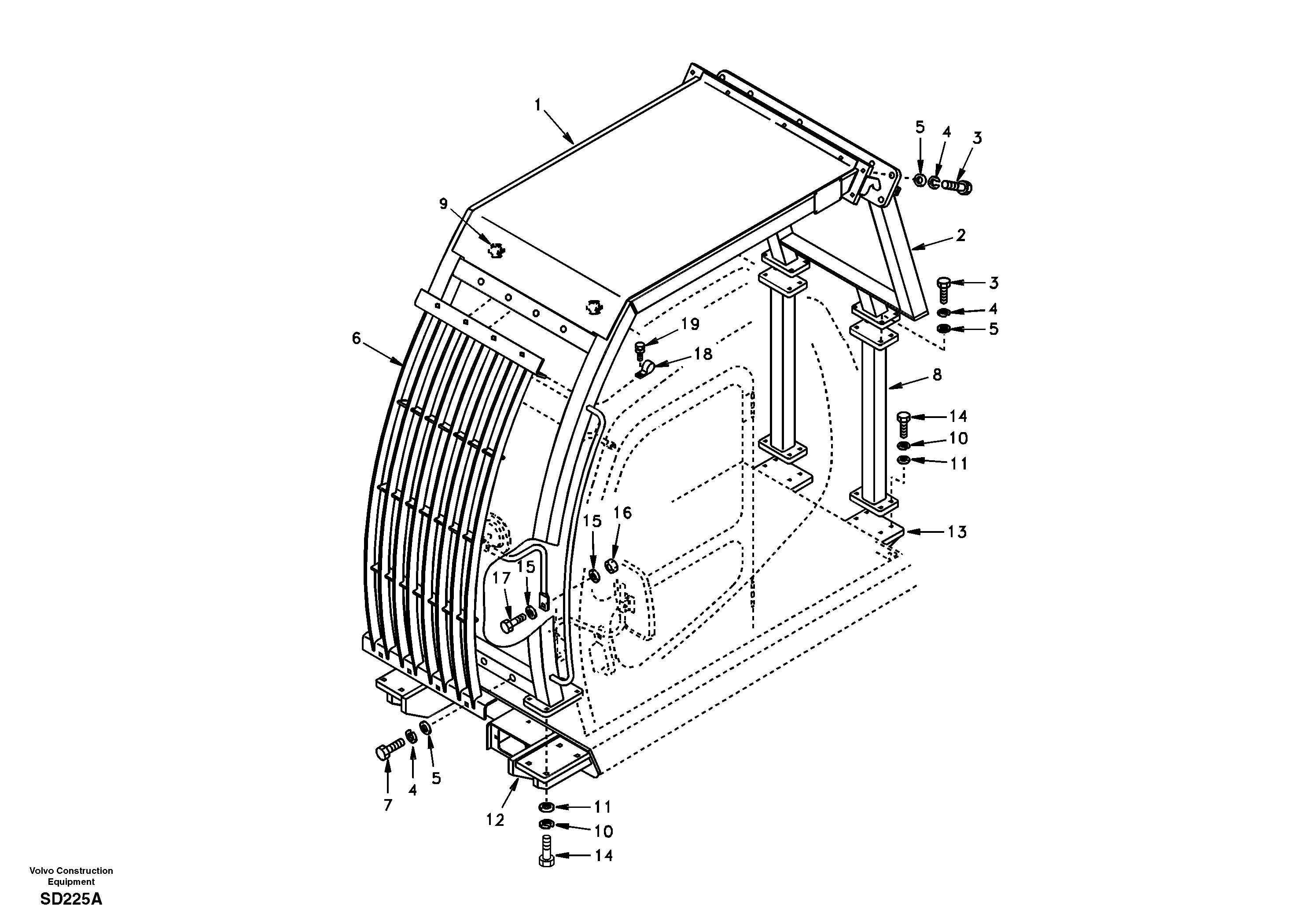 Bracket SA1151-03940 VOLVO