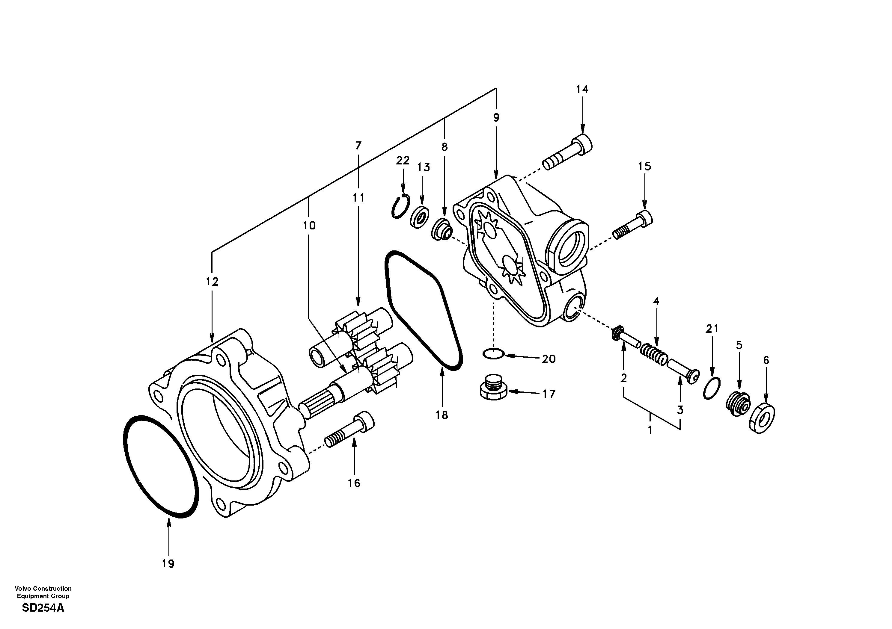 Gear SA7223-02090 VOLVO