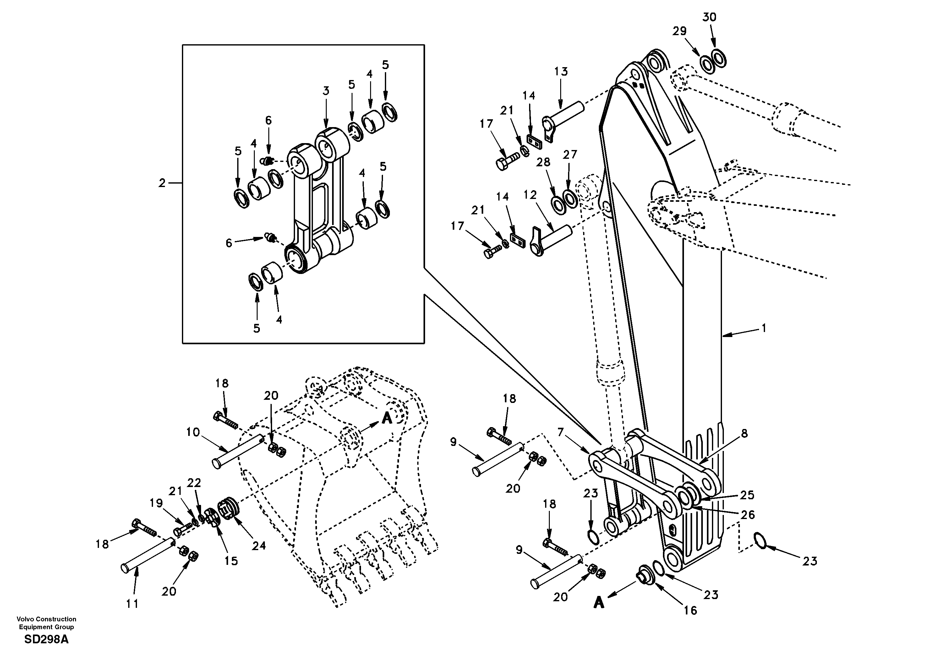 Connecting Rod SA1172-01981 VOLVO