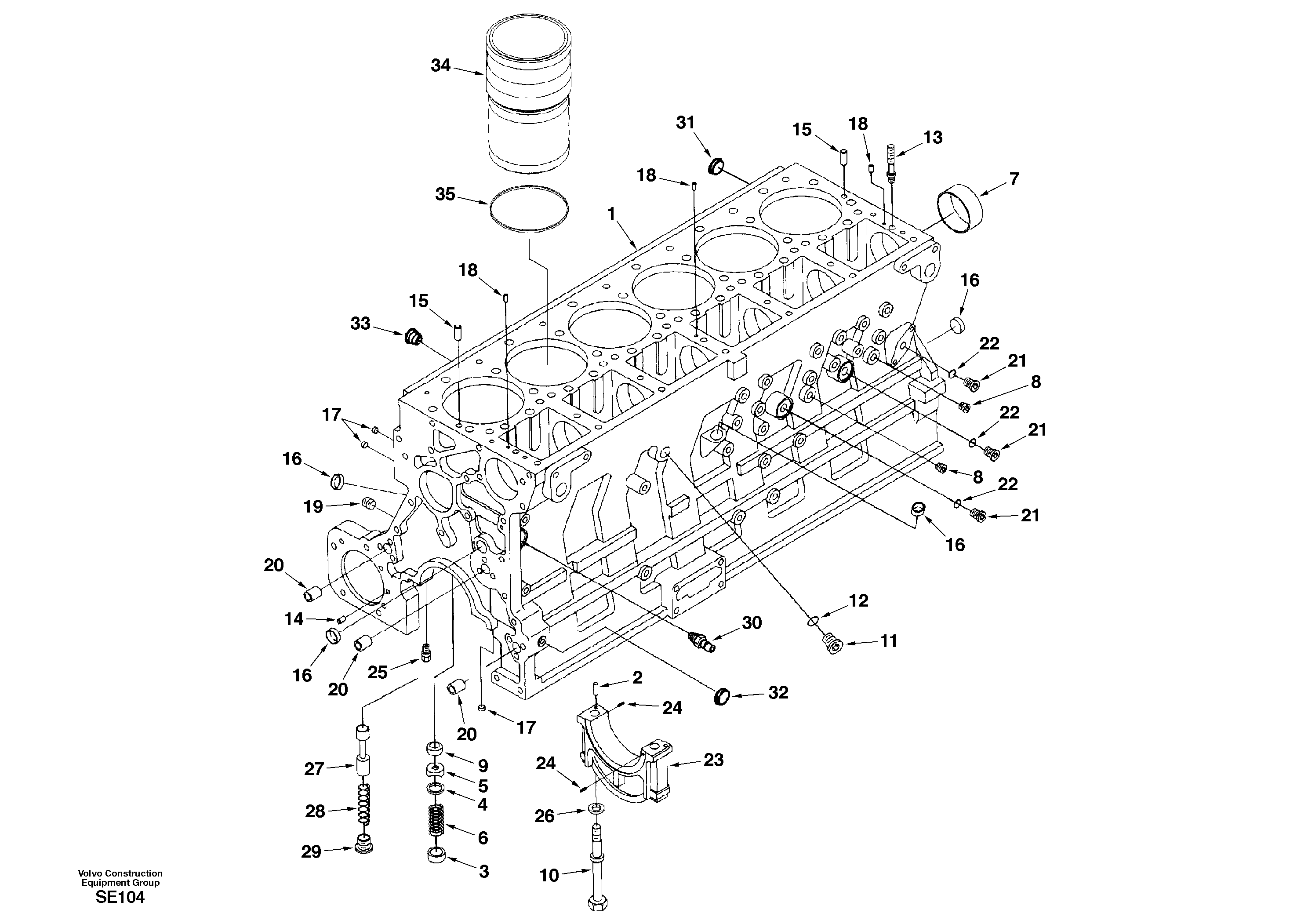 Plug SA/TEL3037536 VOLVO