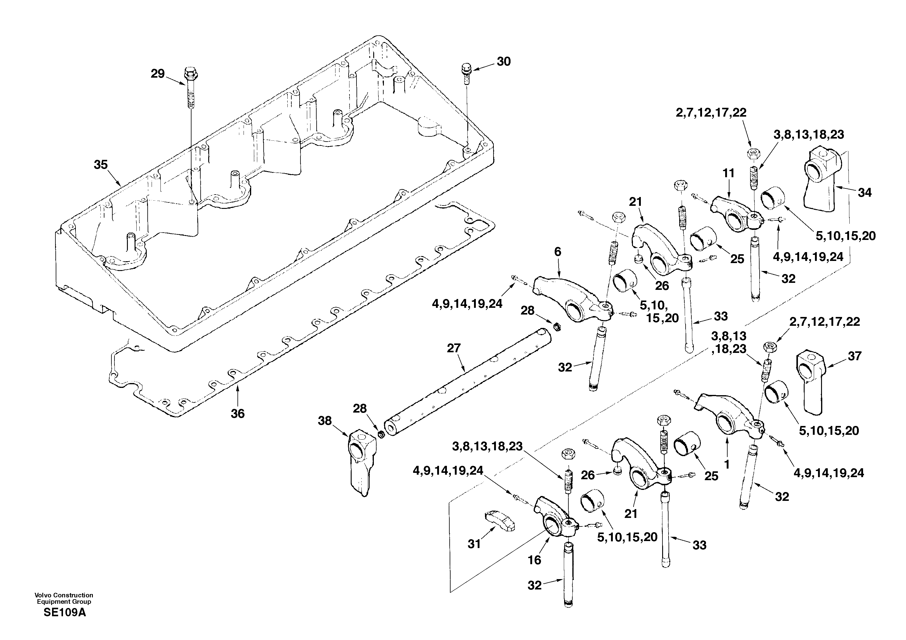 Rocker Arm SA3069020 VOLVO