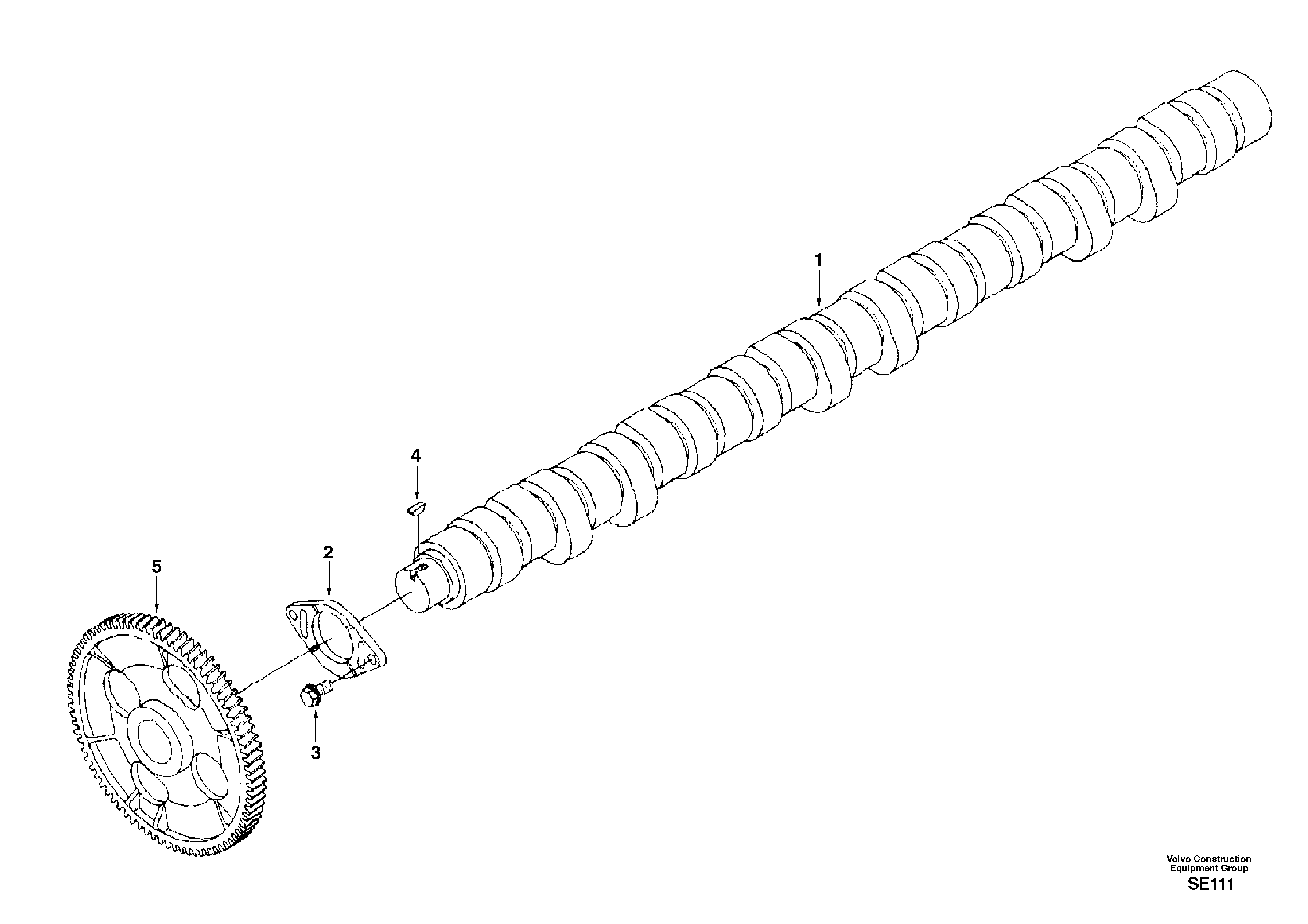 Camshaft SA3087856 VOLVO