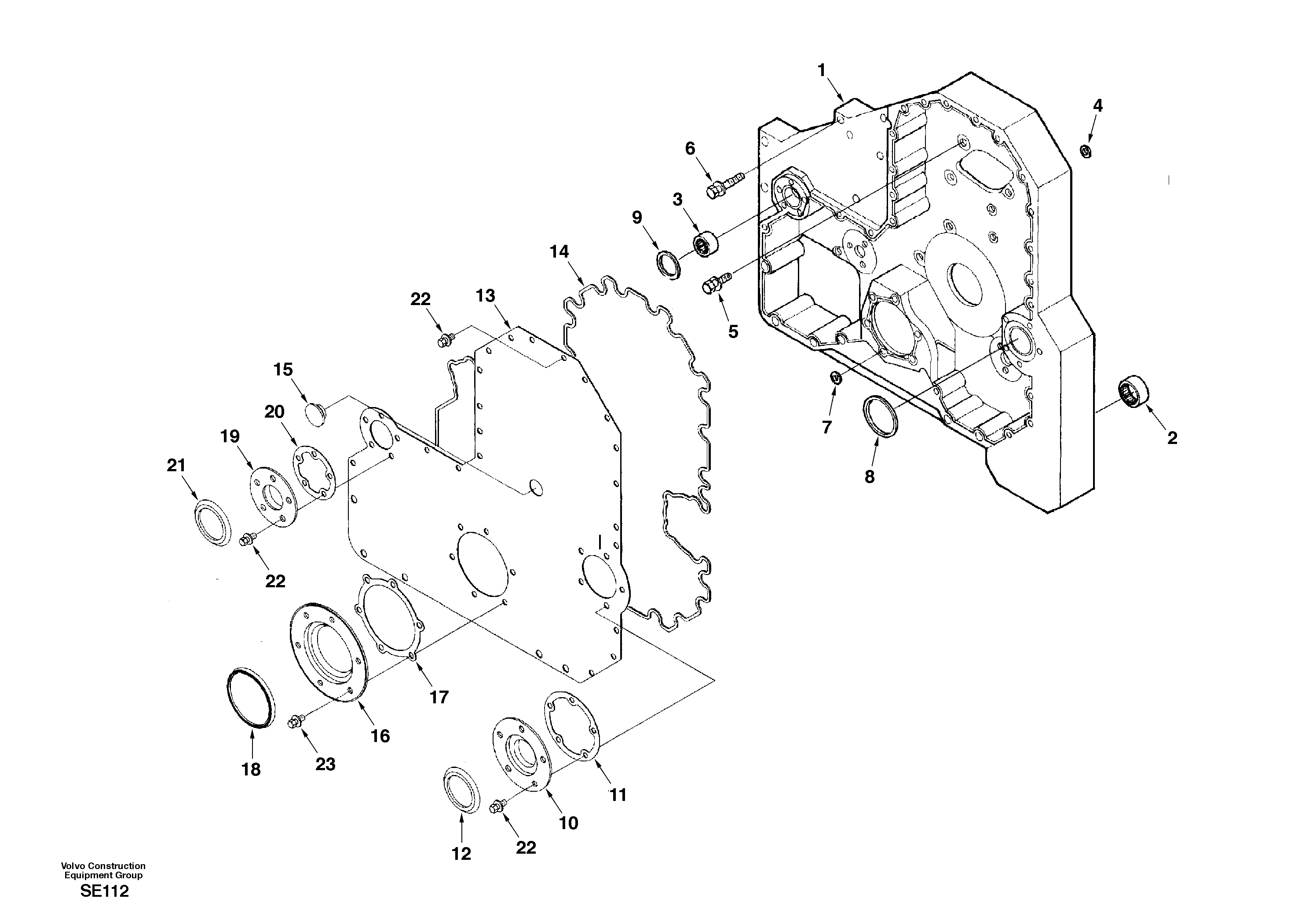Screw SA3820186 VOLVO