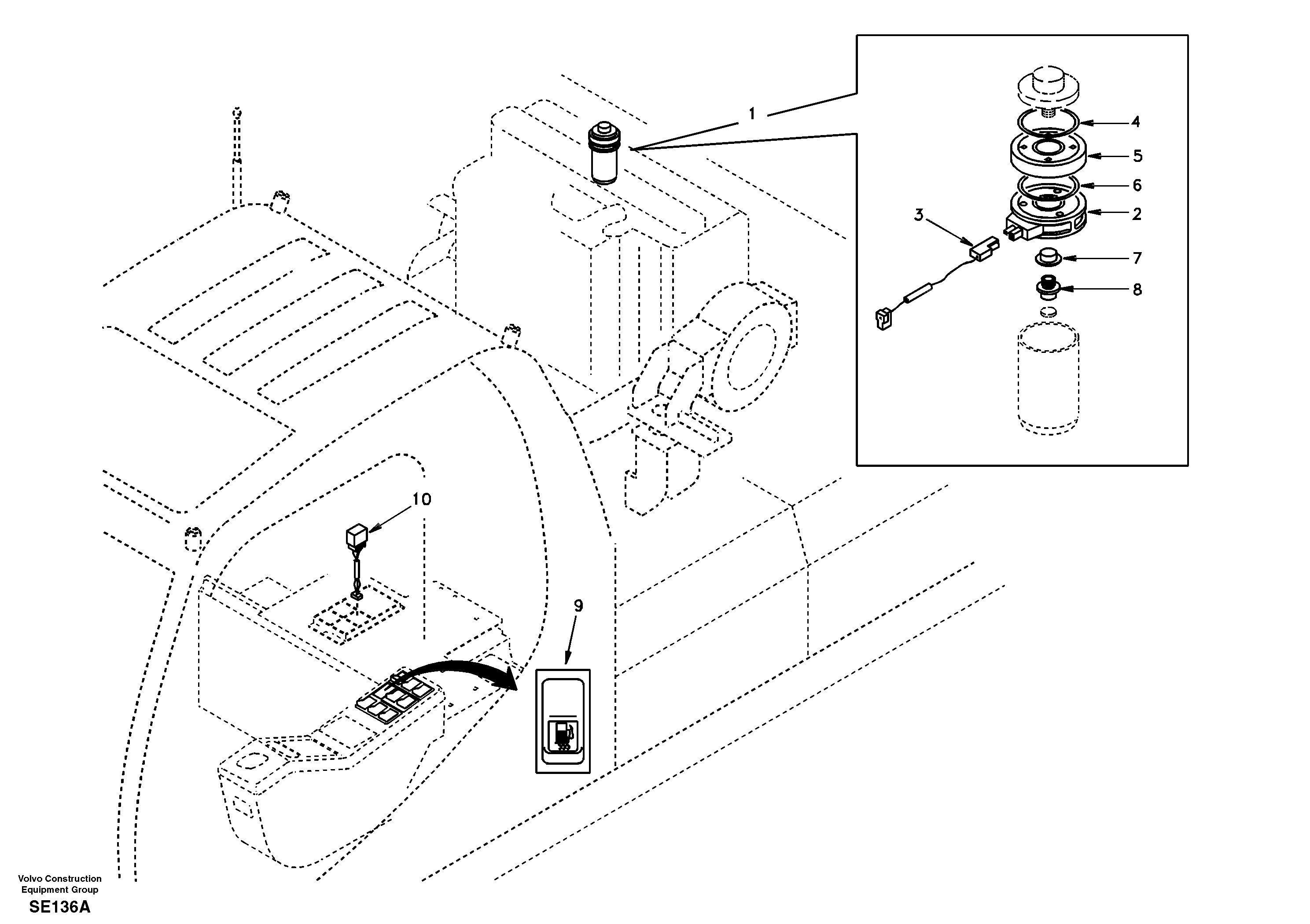 Adapter SA3321608 VOLVO