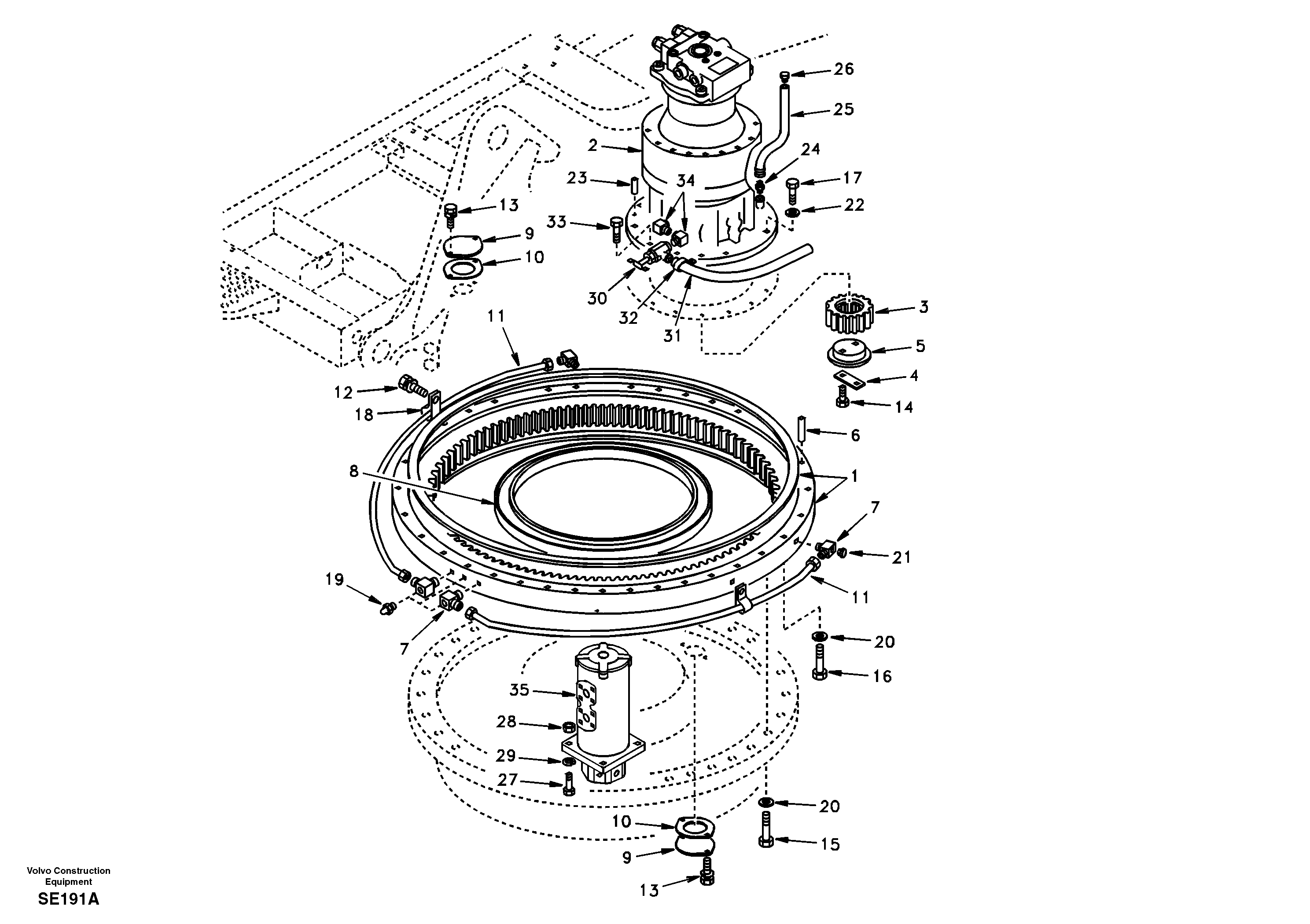 Pin SA1055-00550 VOLVO