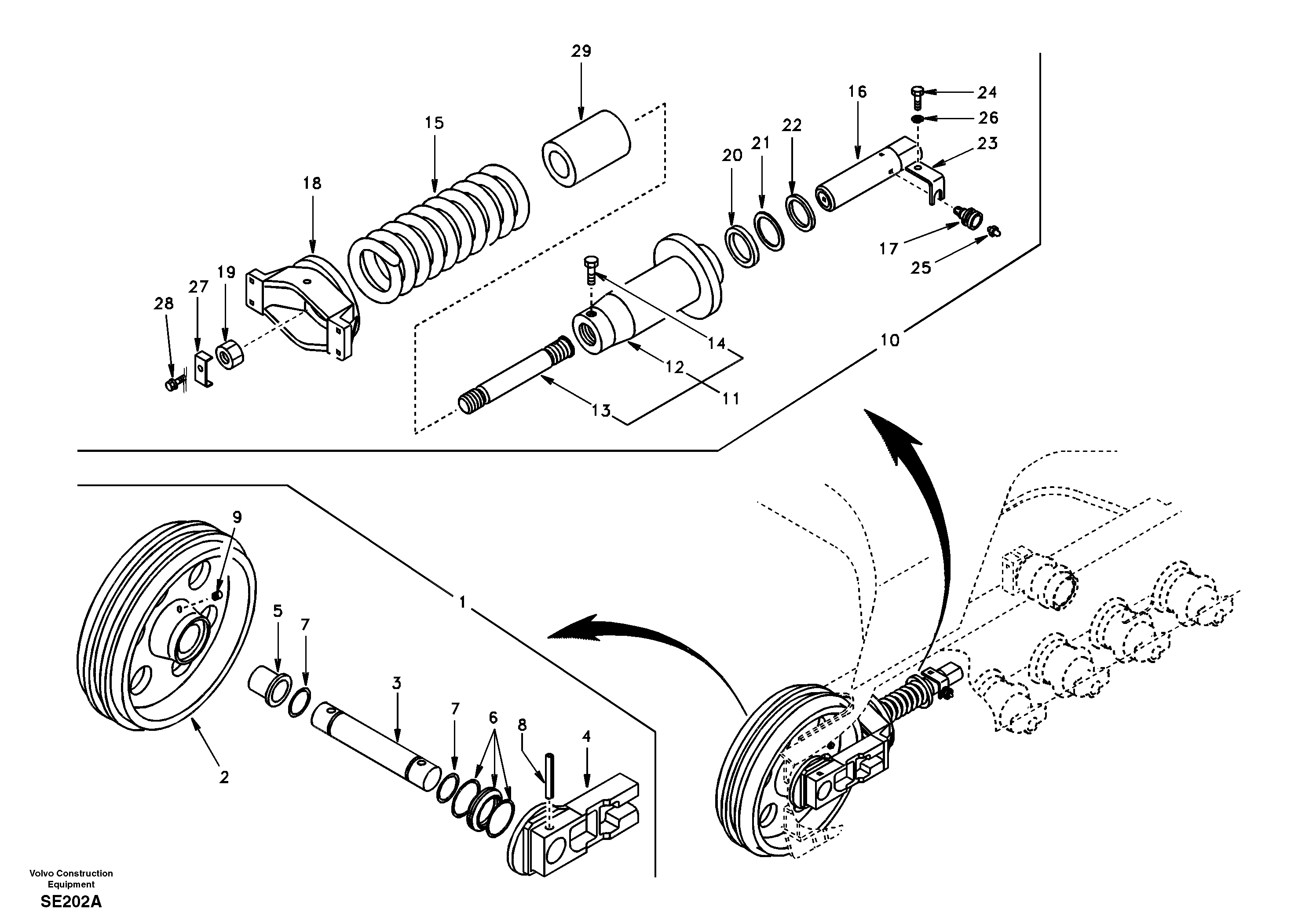 Cylinder SA1181-01351 VOLVO