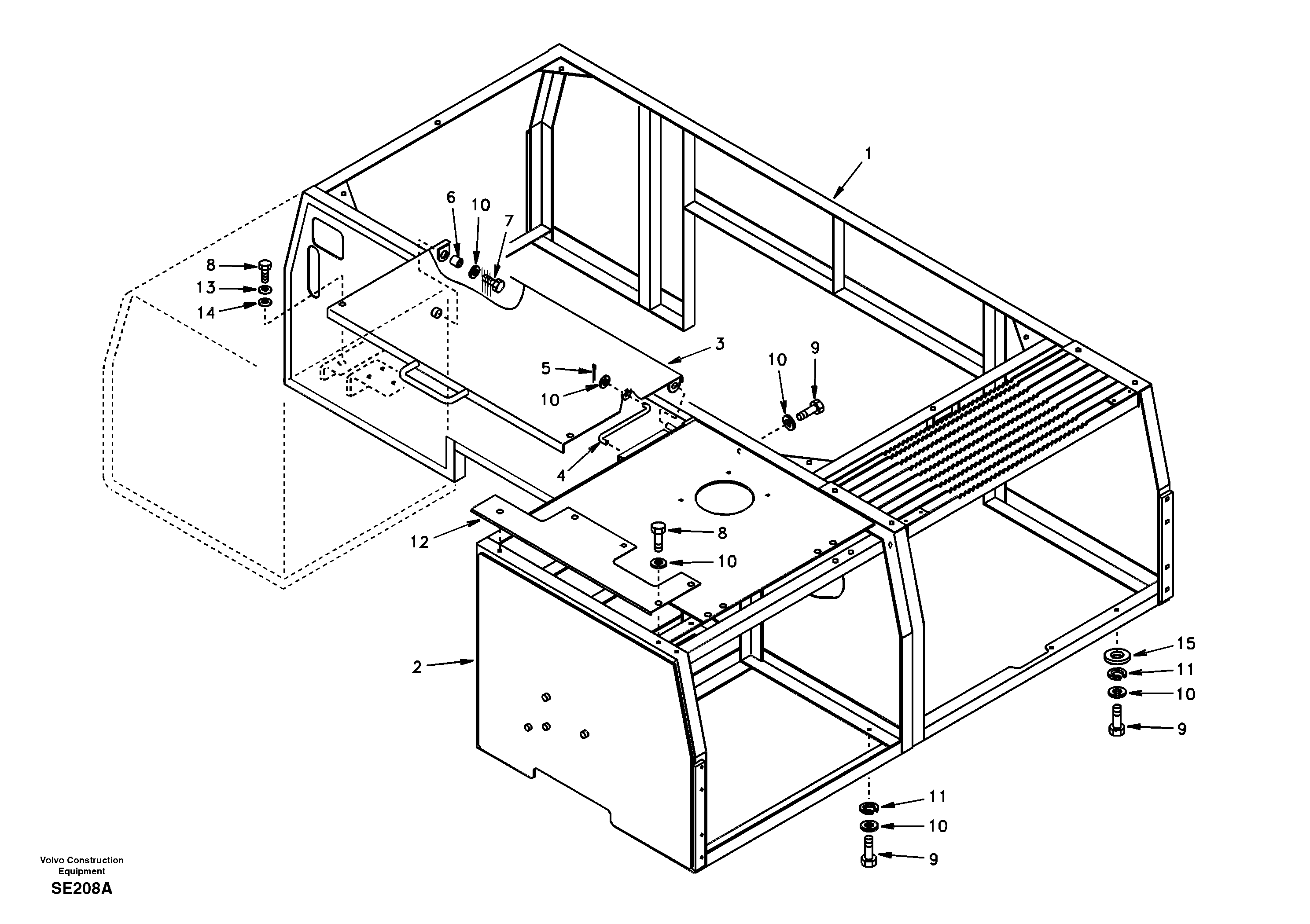 Frame SA1162-08640 VOLVO