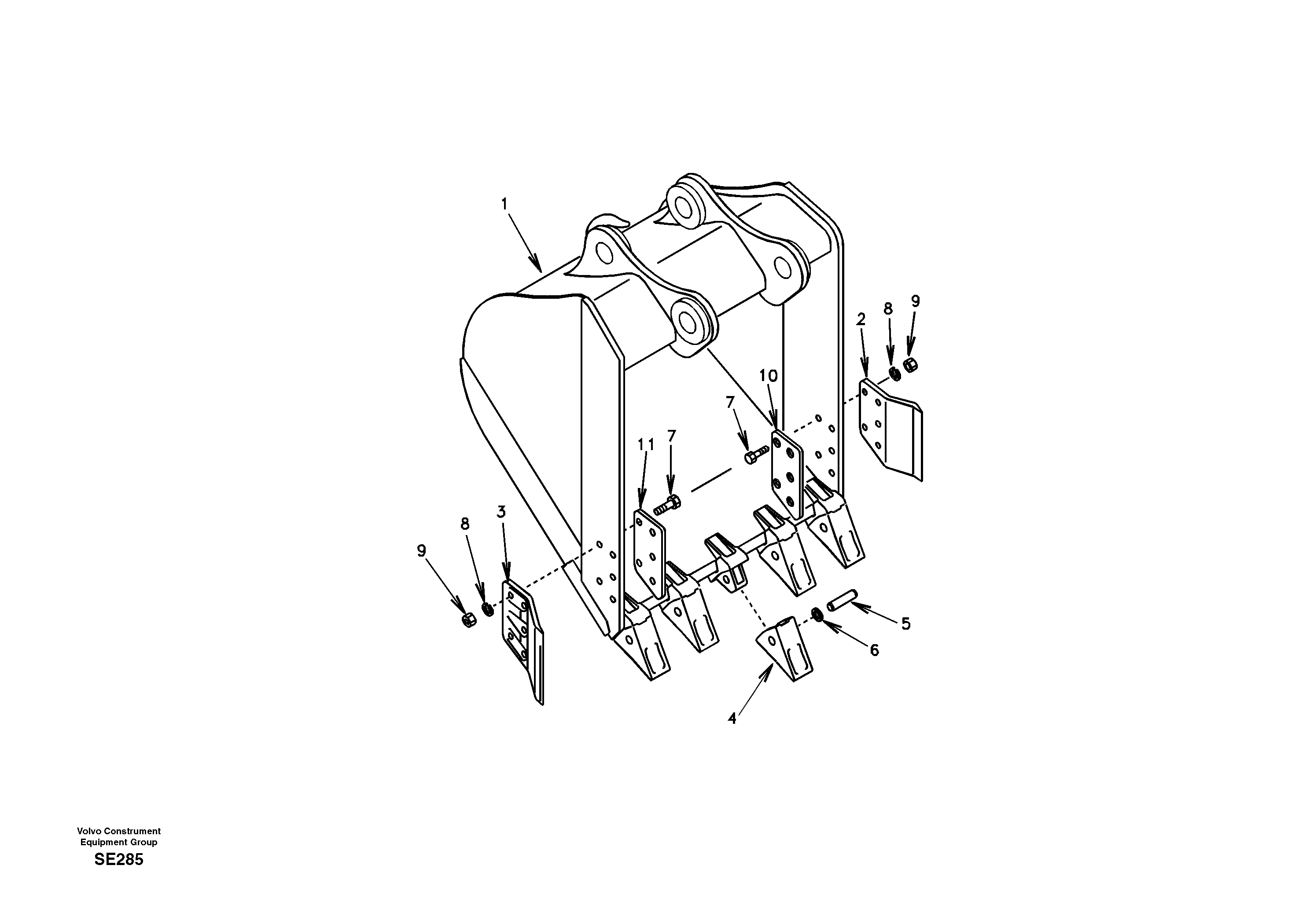 Rec.housing SA1071-00860 VOLVO