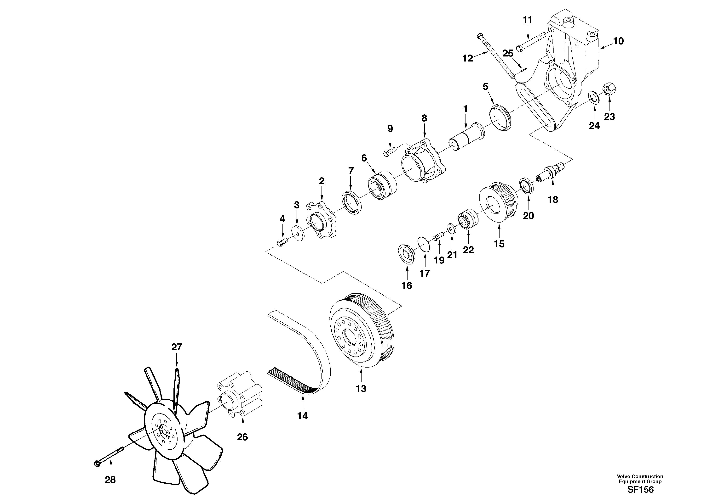 Radiator Fan SA1111-01200 VOLVO