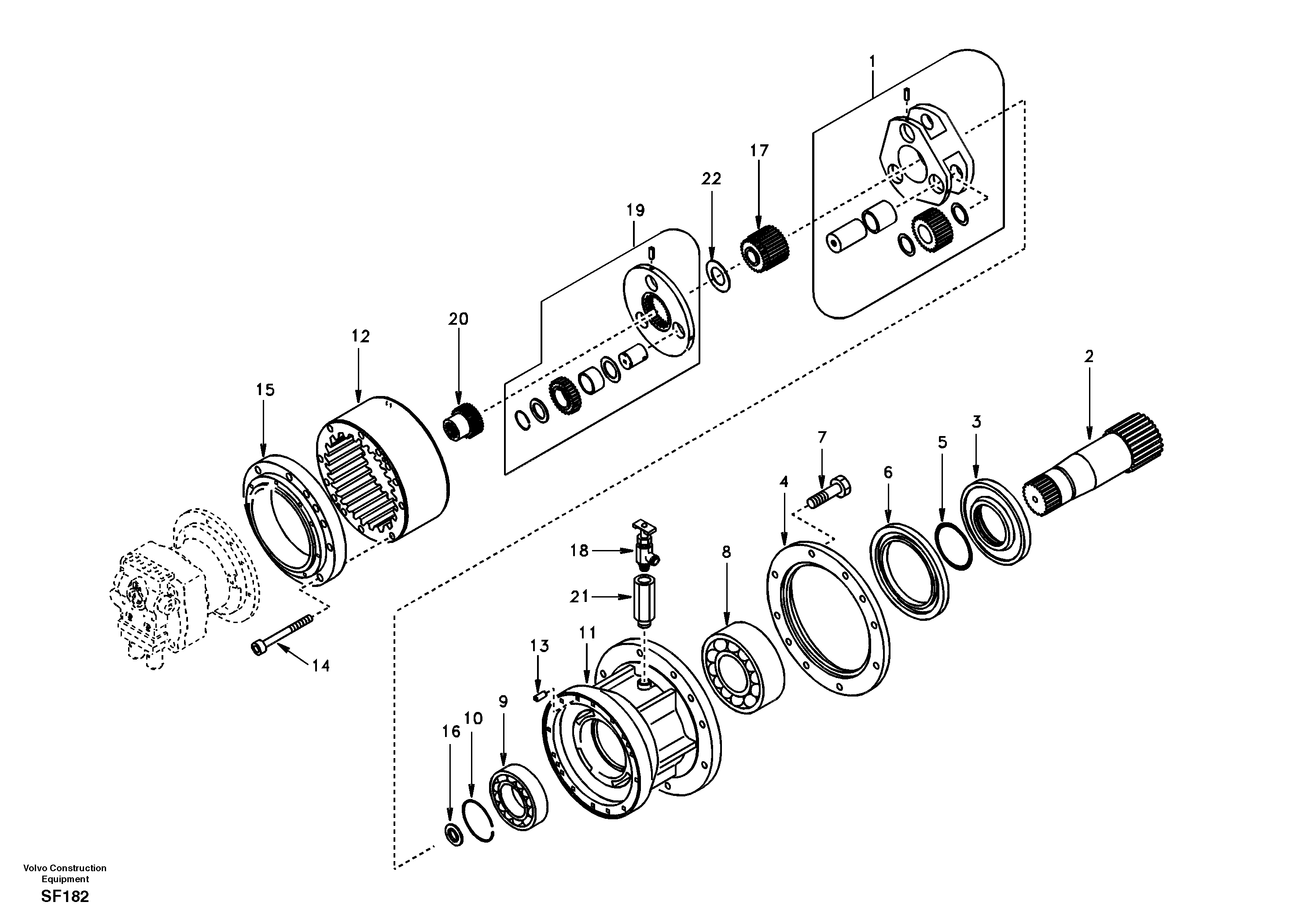 Gearbox SA7118-30130 VOLVO
