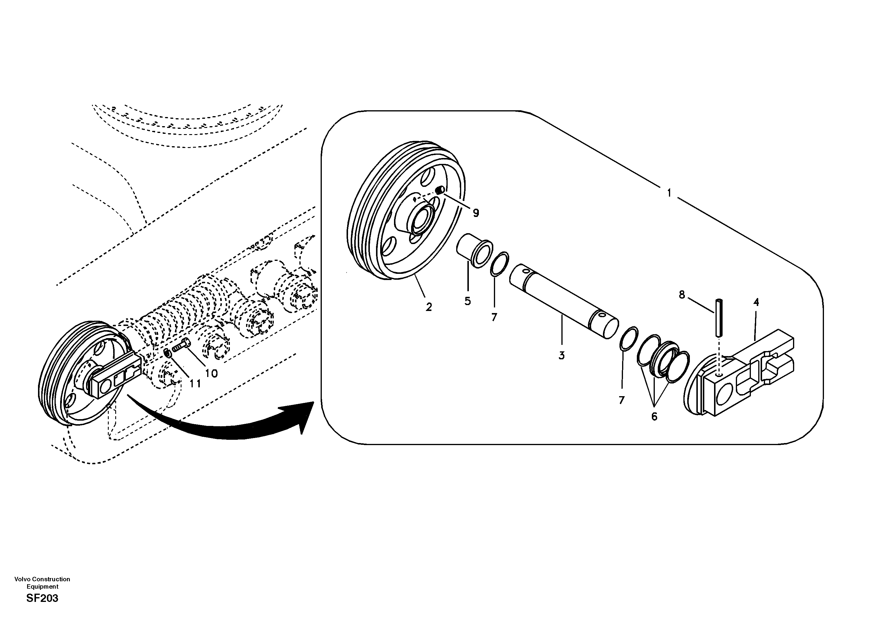 Mn Bearing Part SA1081-02232 VOLVO