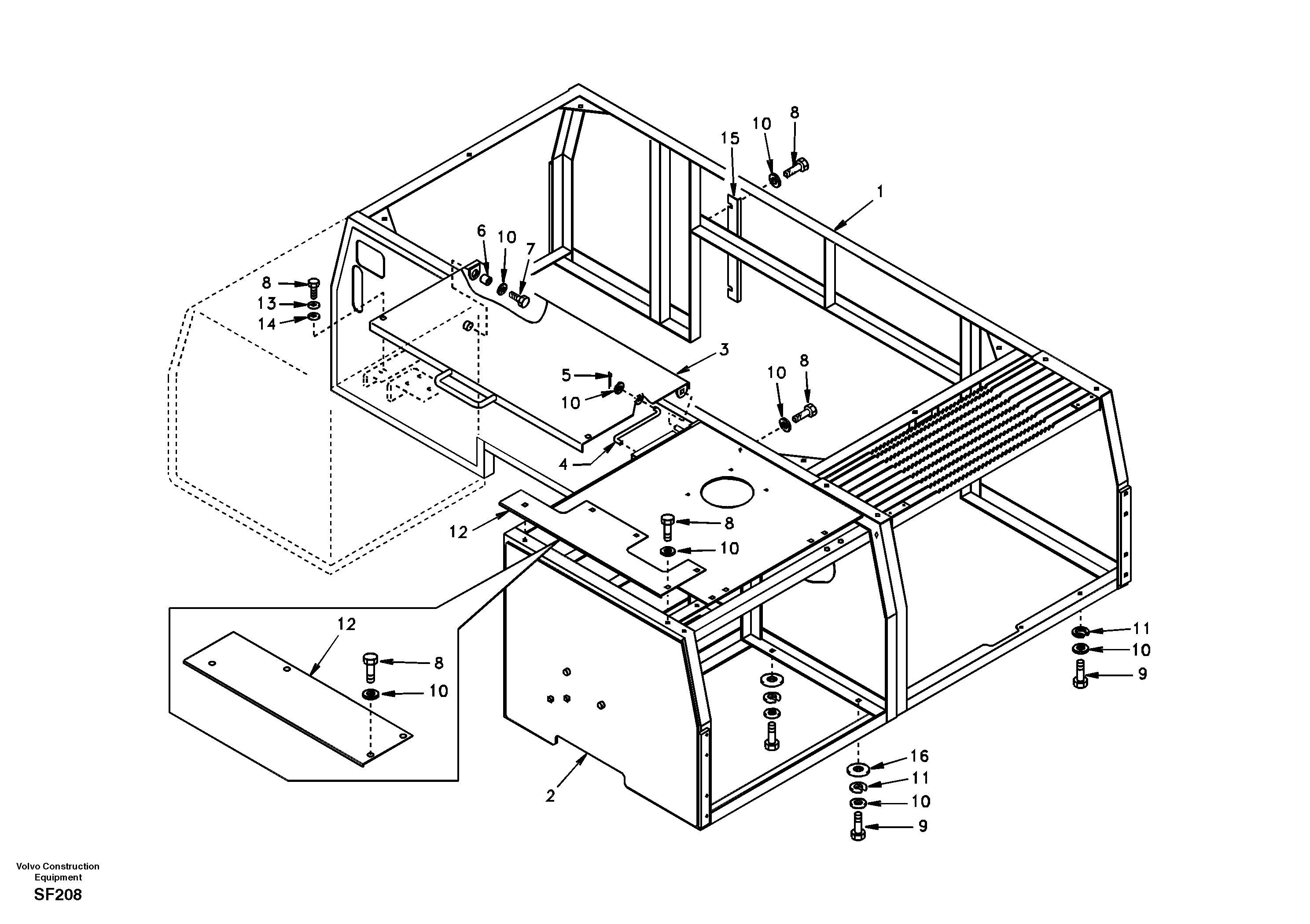 Cover SA1162-08490 VOLVO