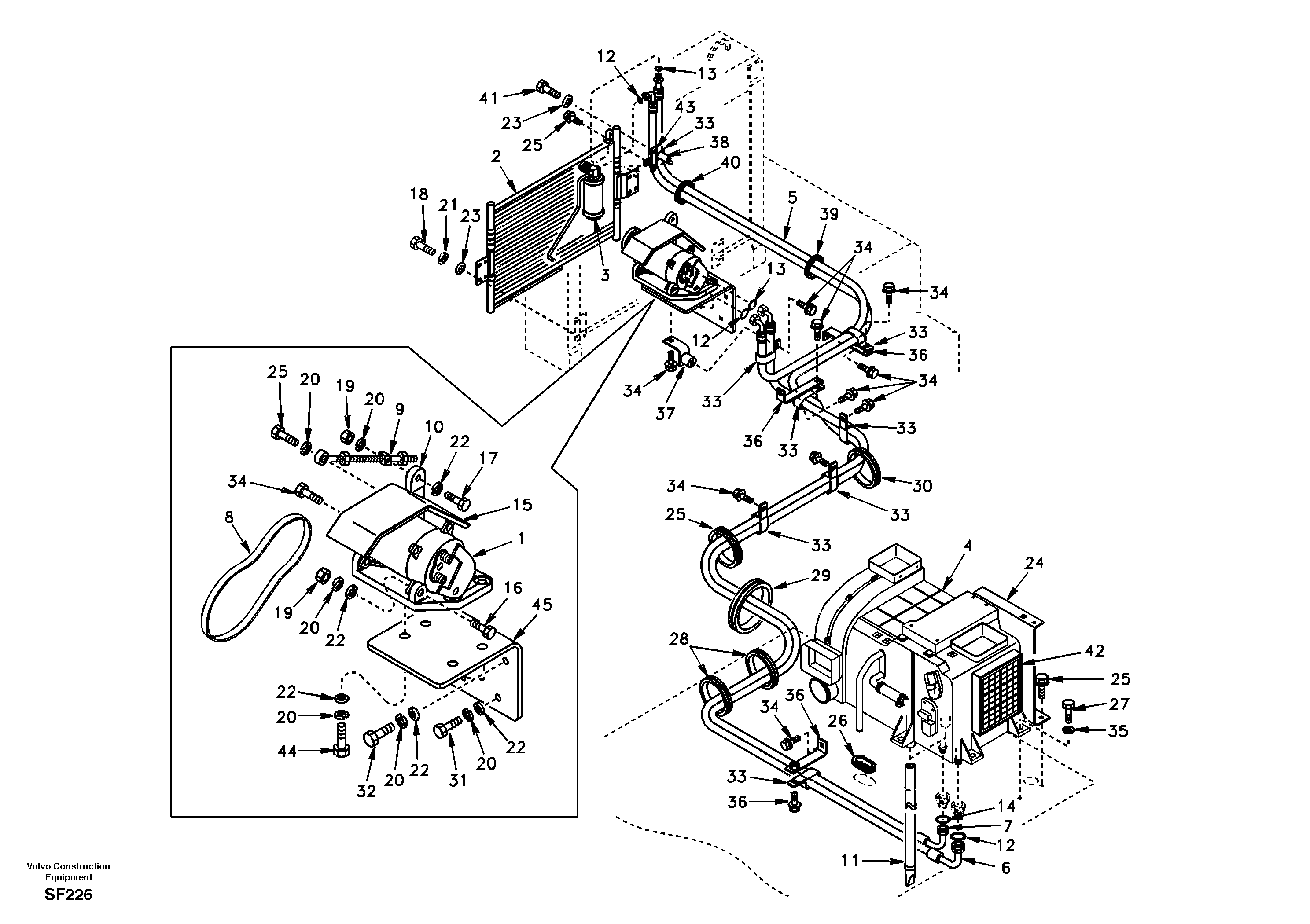 Cooler Kit Assy VOE14500705 VOLVO