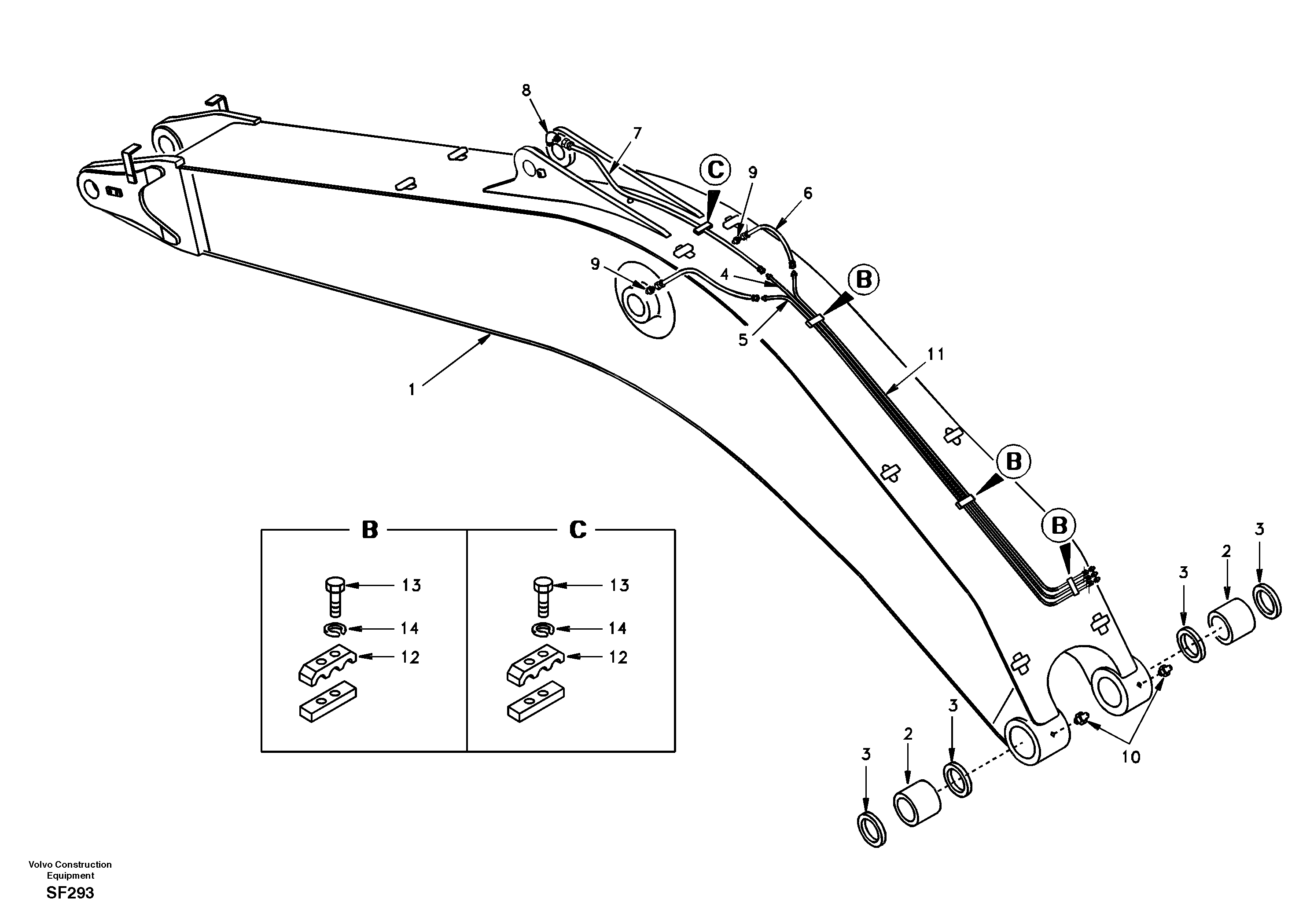 Pipe SA1073-02232 VOLVO