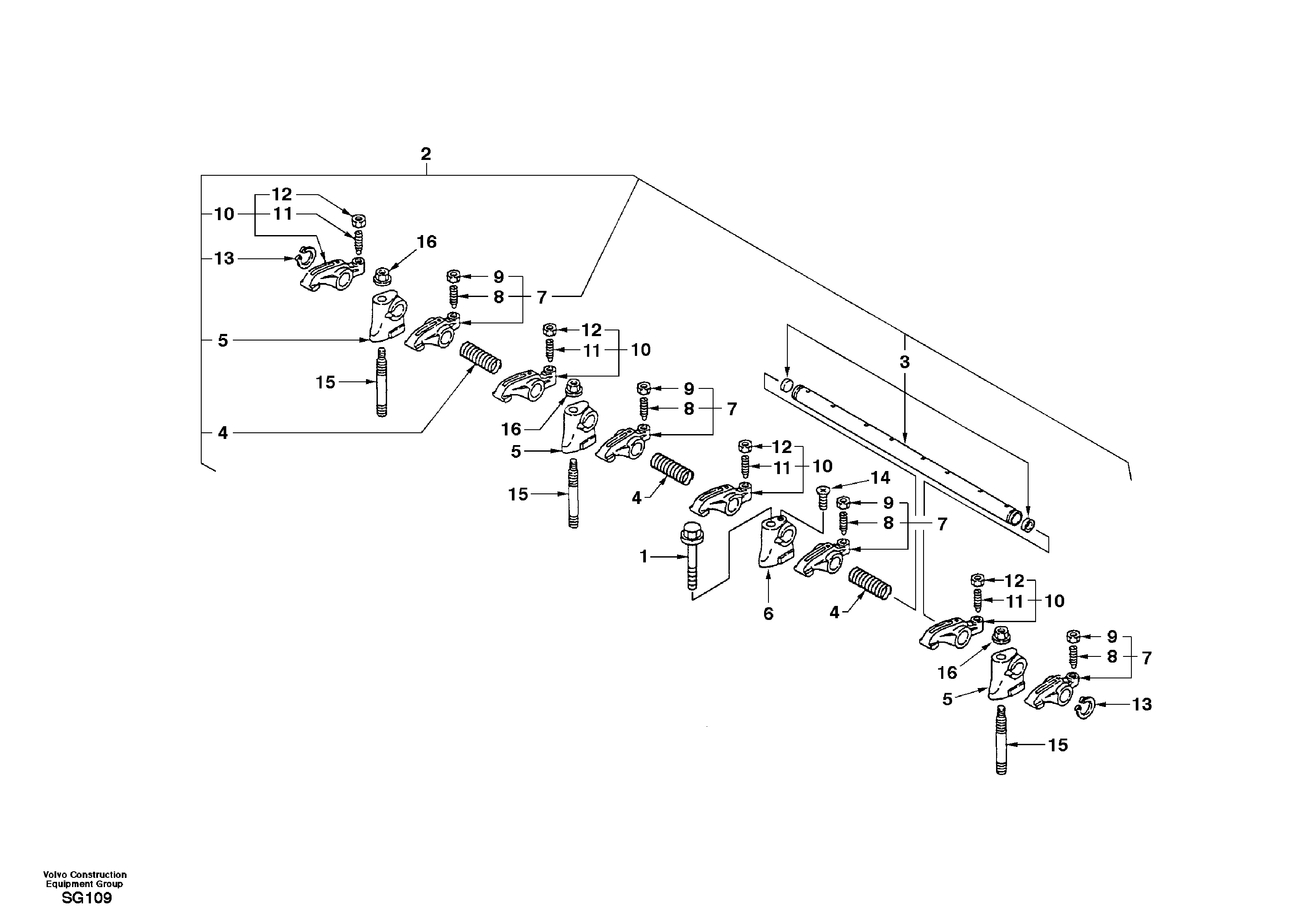 Rocker Arm SA8210-04530 VOLVO