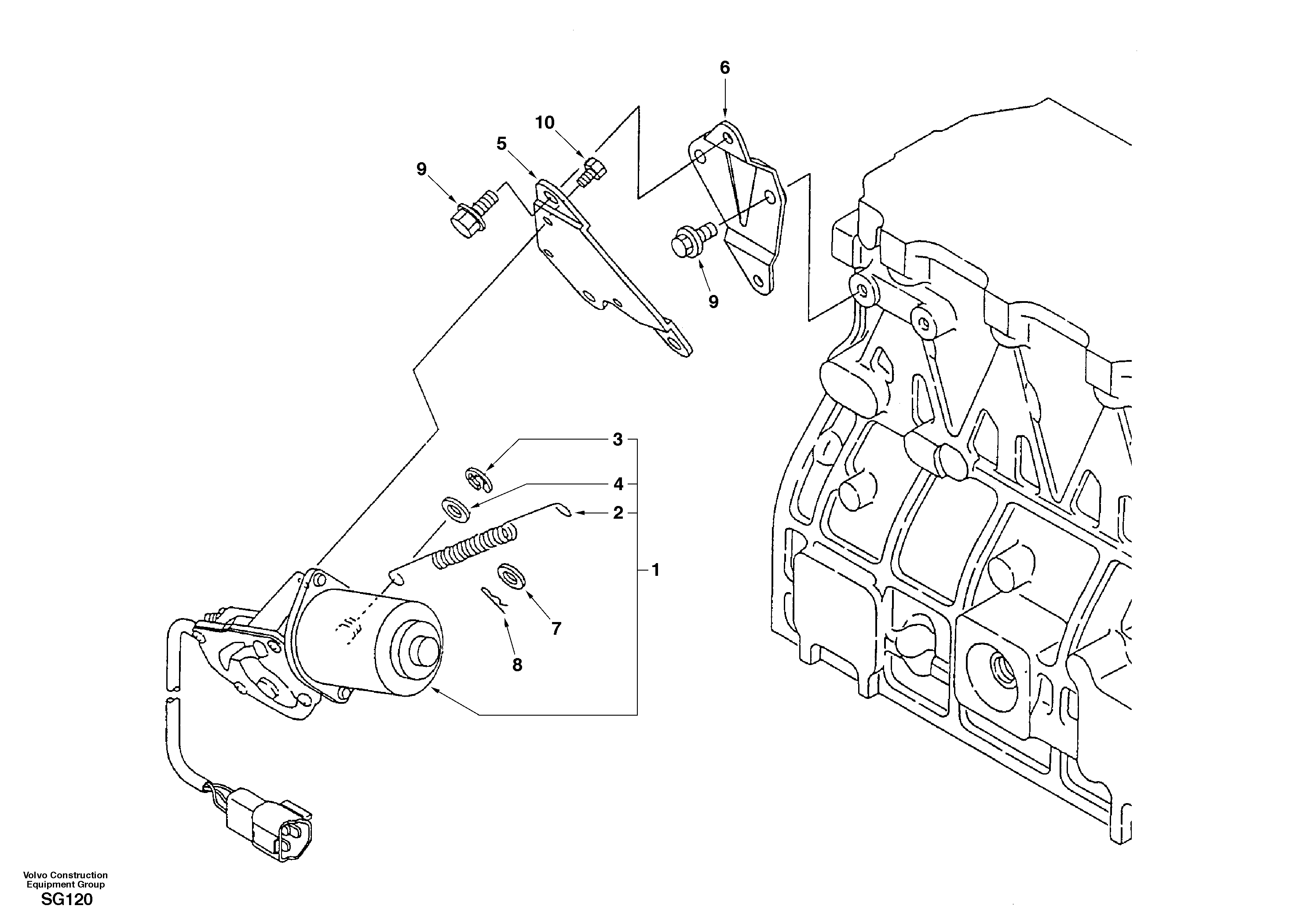 Motor SA8210-04860 VOLVO