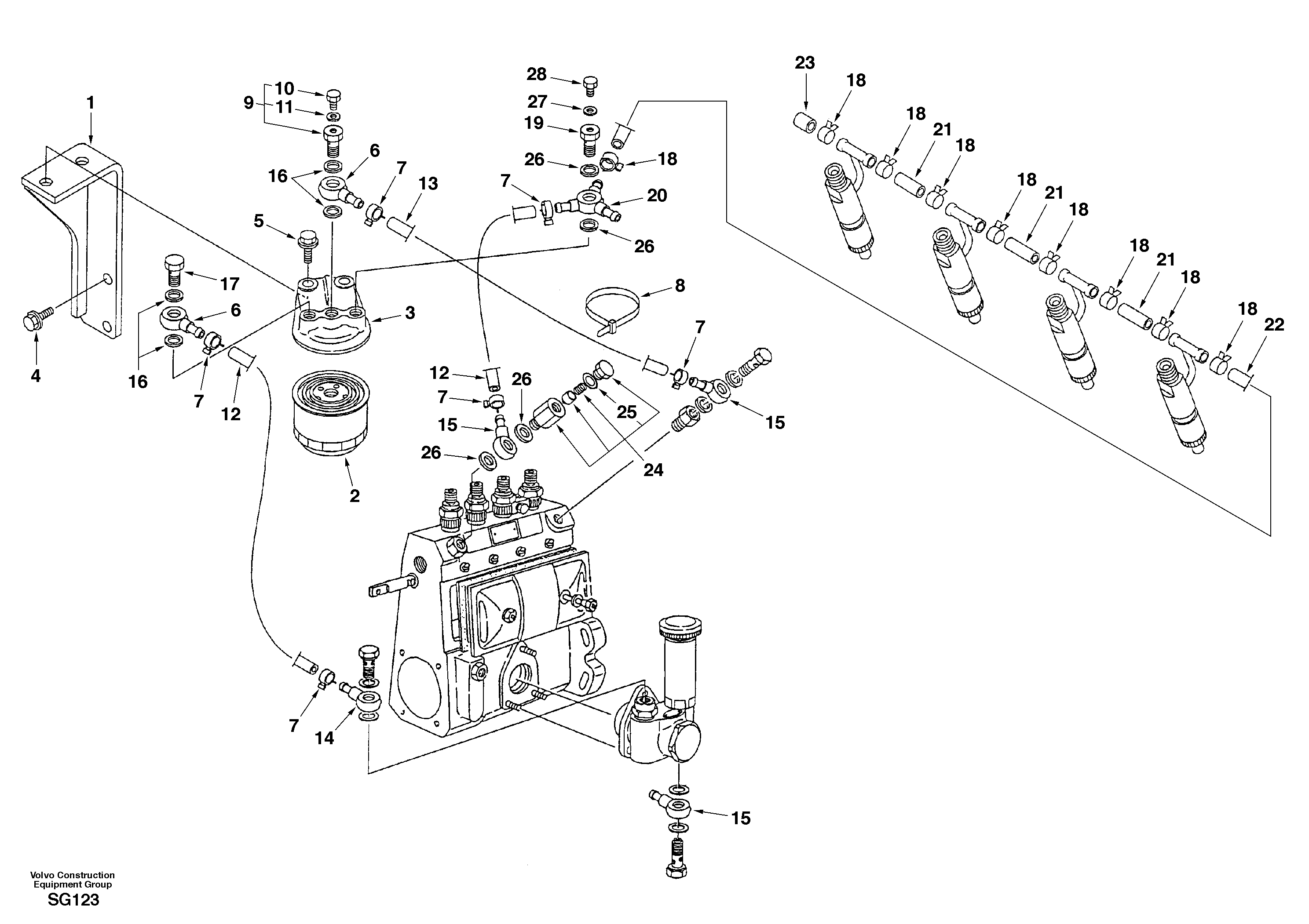 Washer SA8240-01010 VOLVO