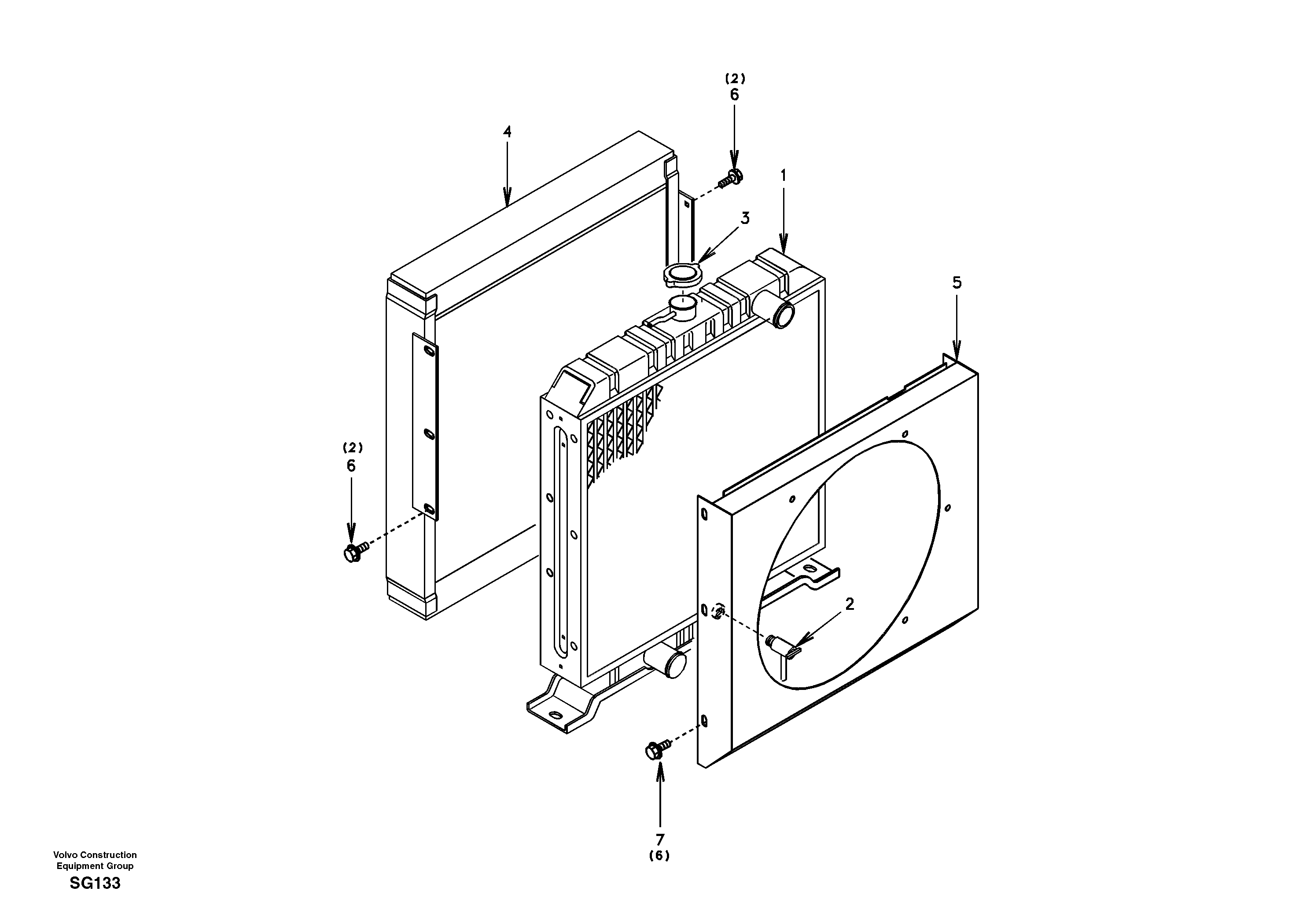Radiator SA1115-30203 VOLVO