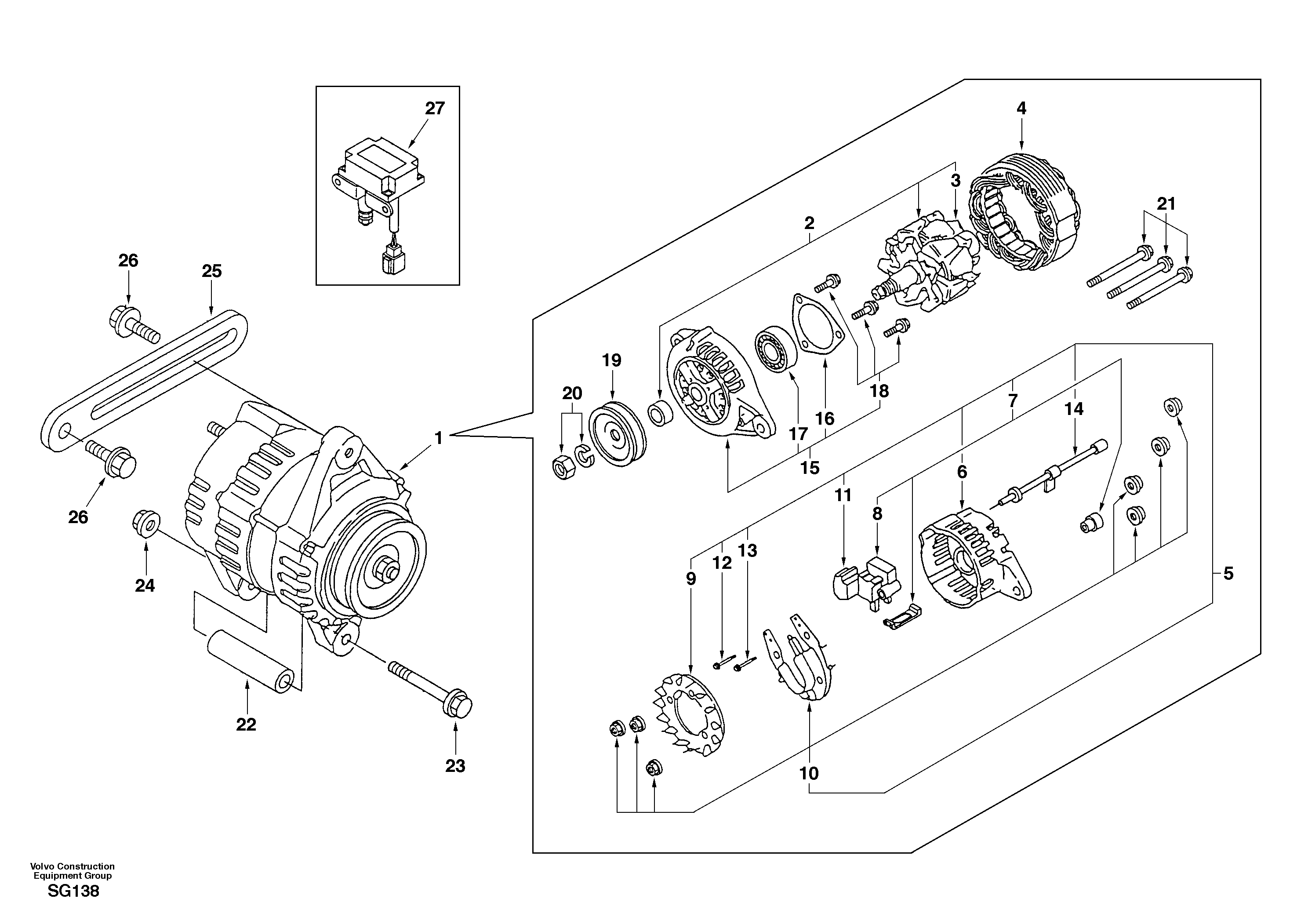 Diode SA8210-02090 VOLVO