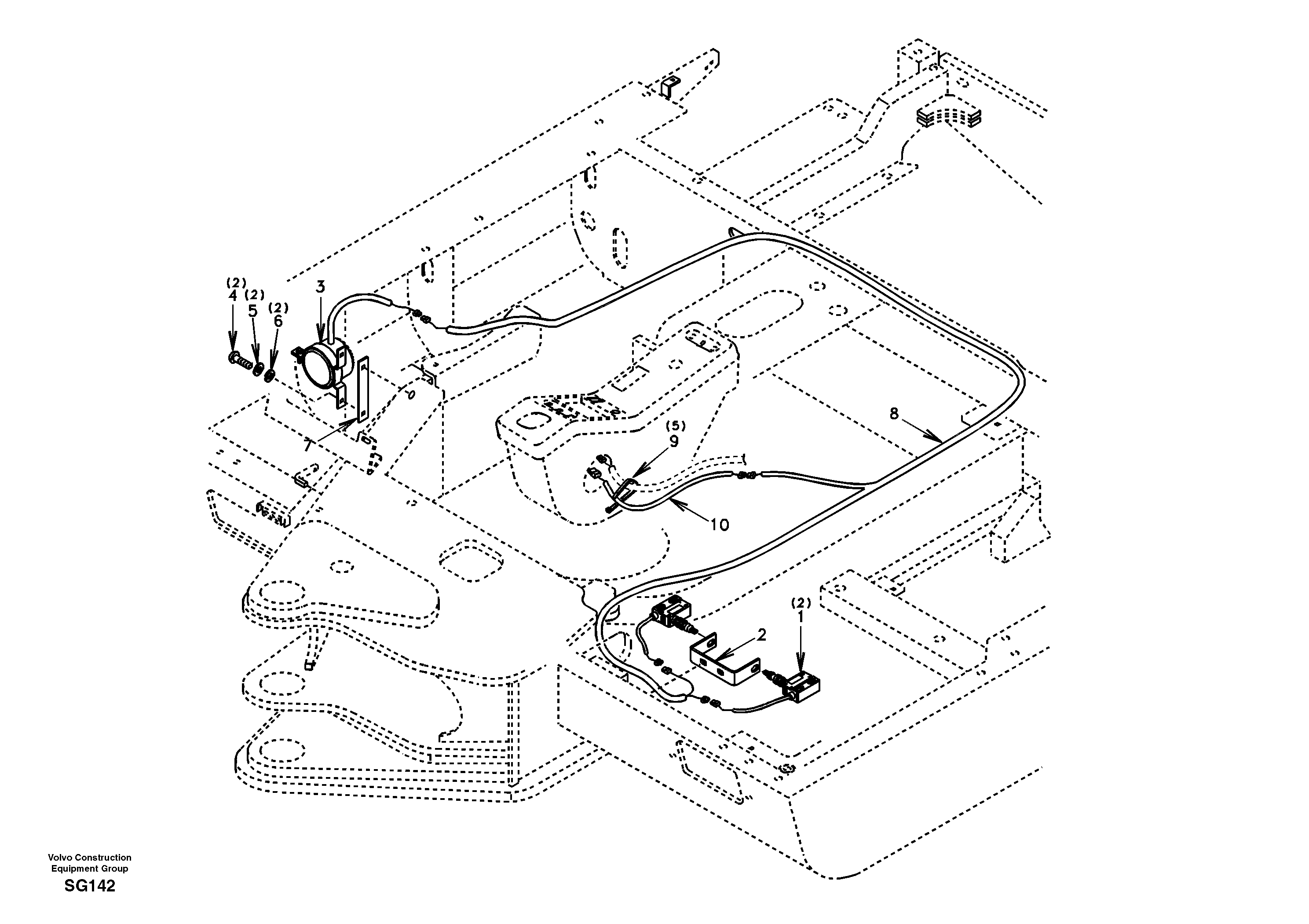 Bracket SA1122-03510 VOLVO