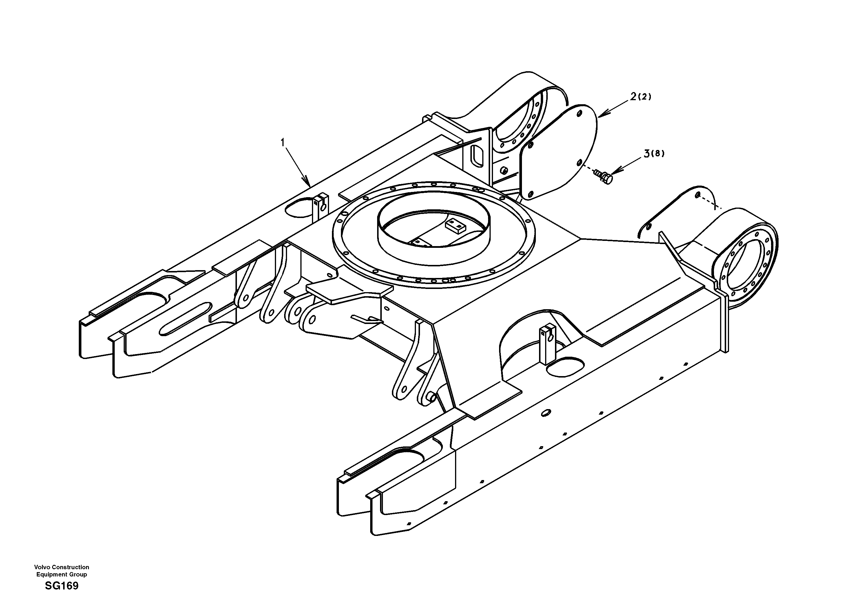 Frame VOE14501510 VOLVO