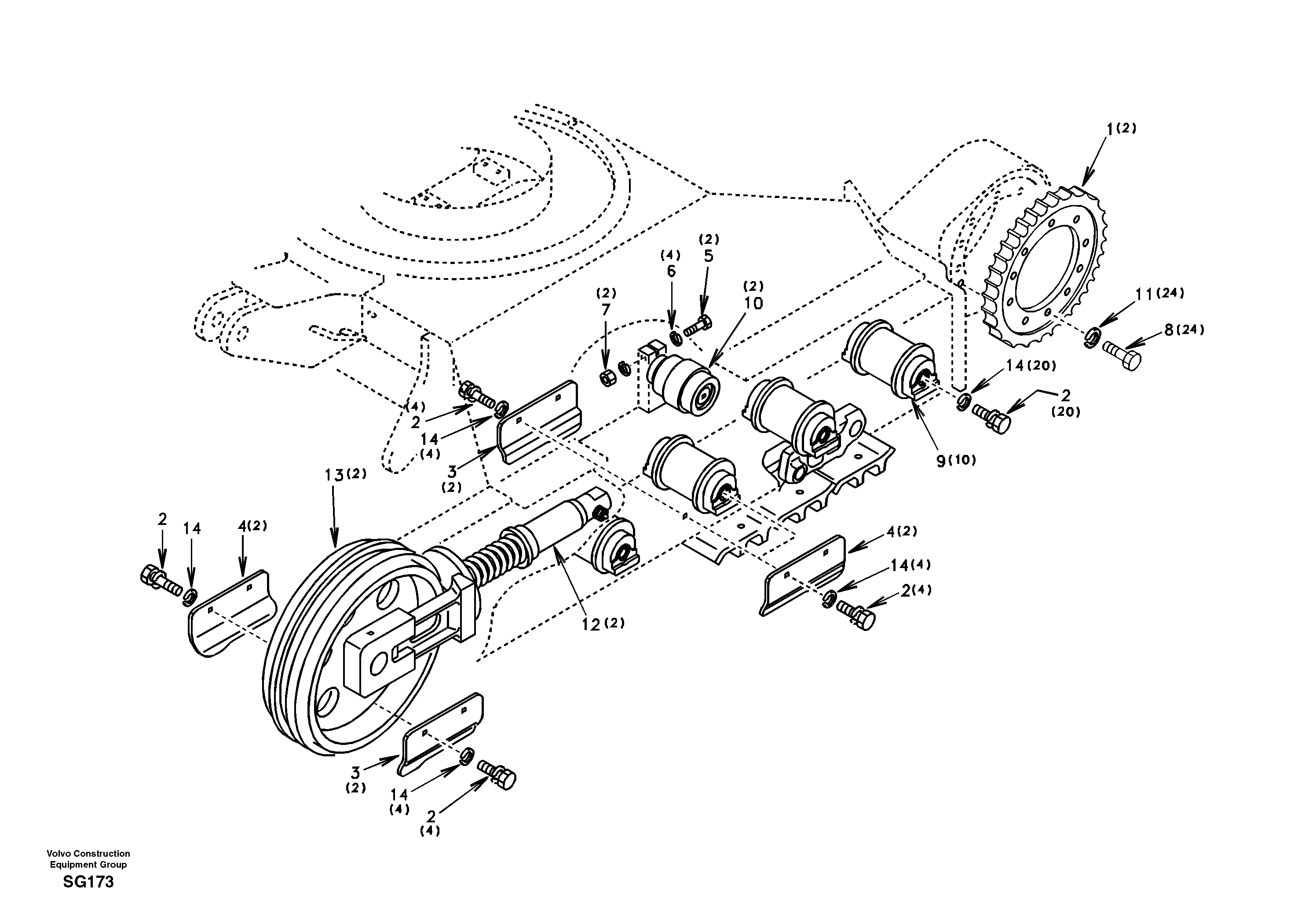 Sprocket SA1181-00421 VOLVO