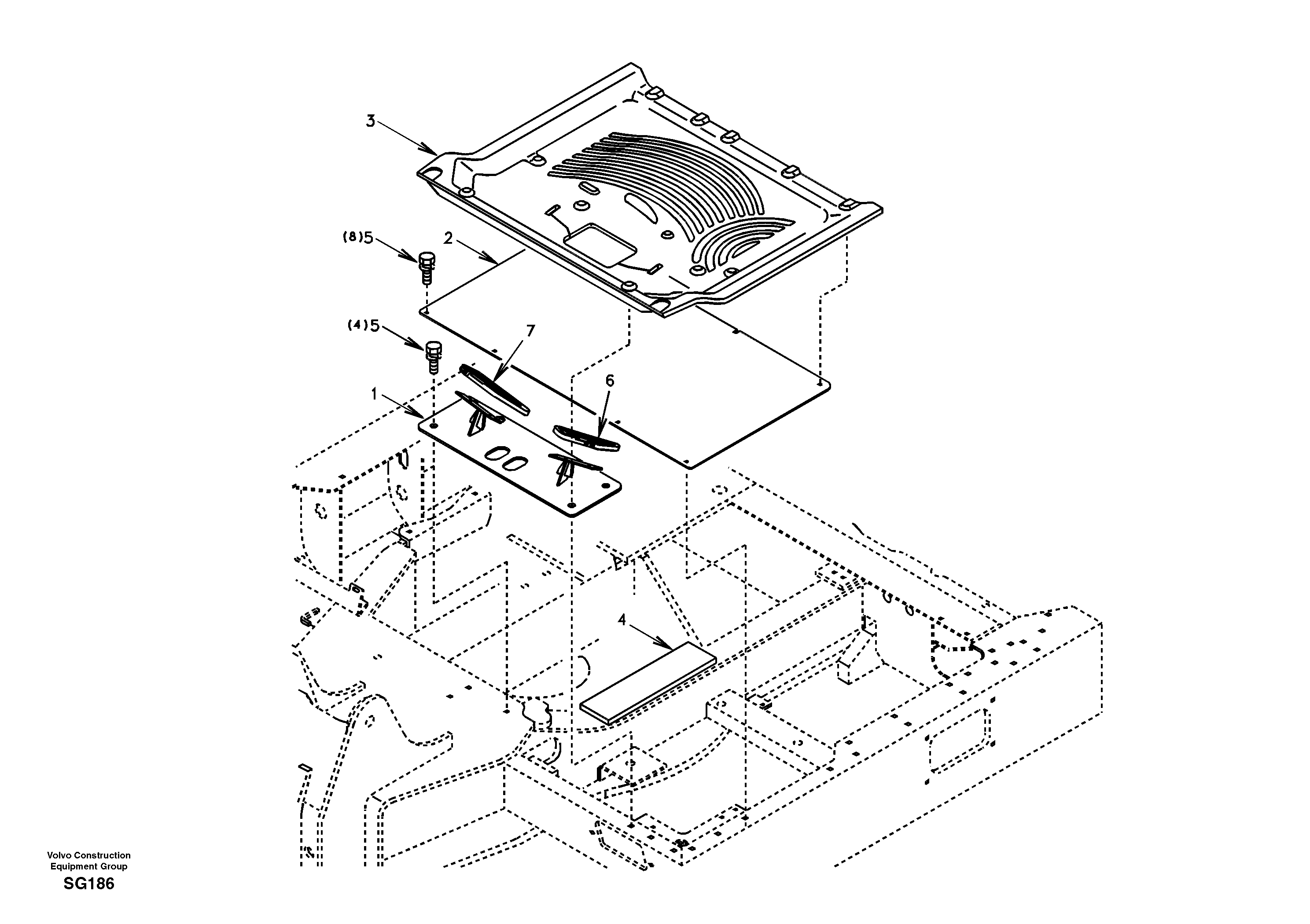 Floor mat VOE14503535 VOLVO
