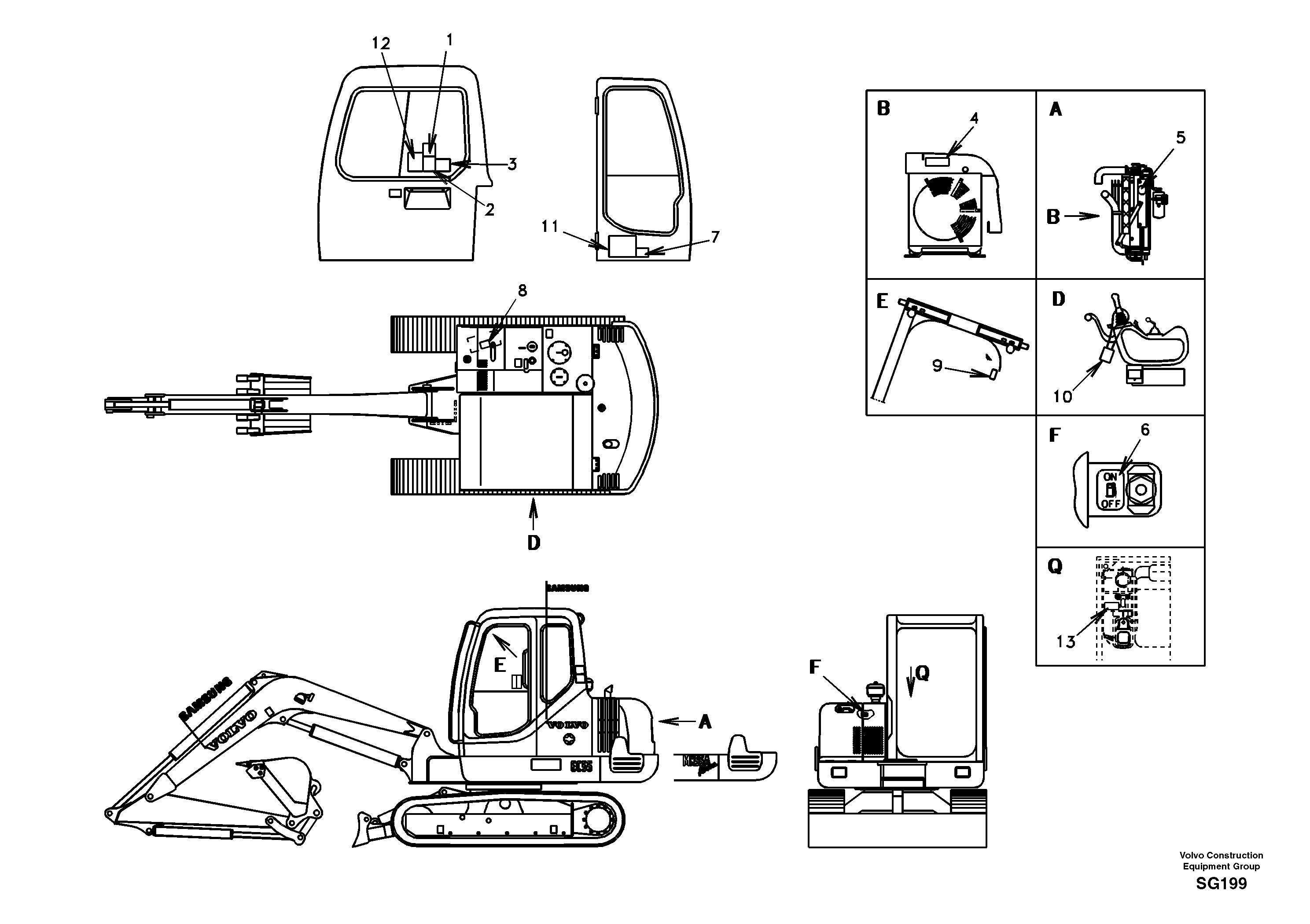 Decal SA1192-30451 VOLVO