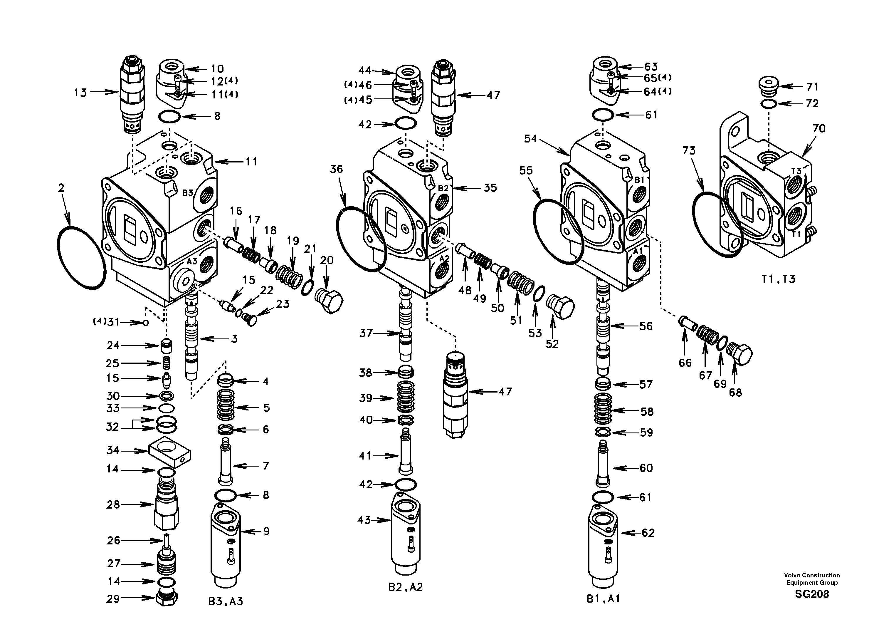 Spool SA7252-01113 VOLVO