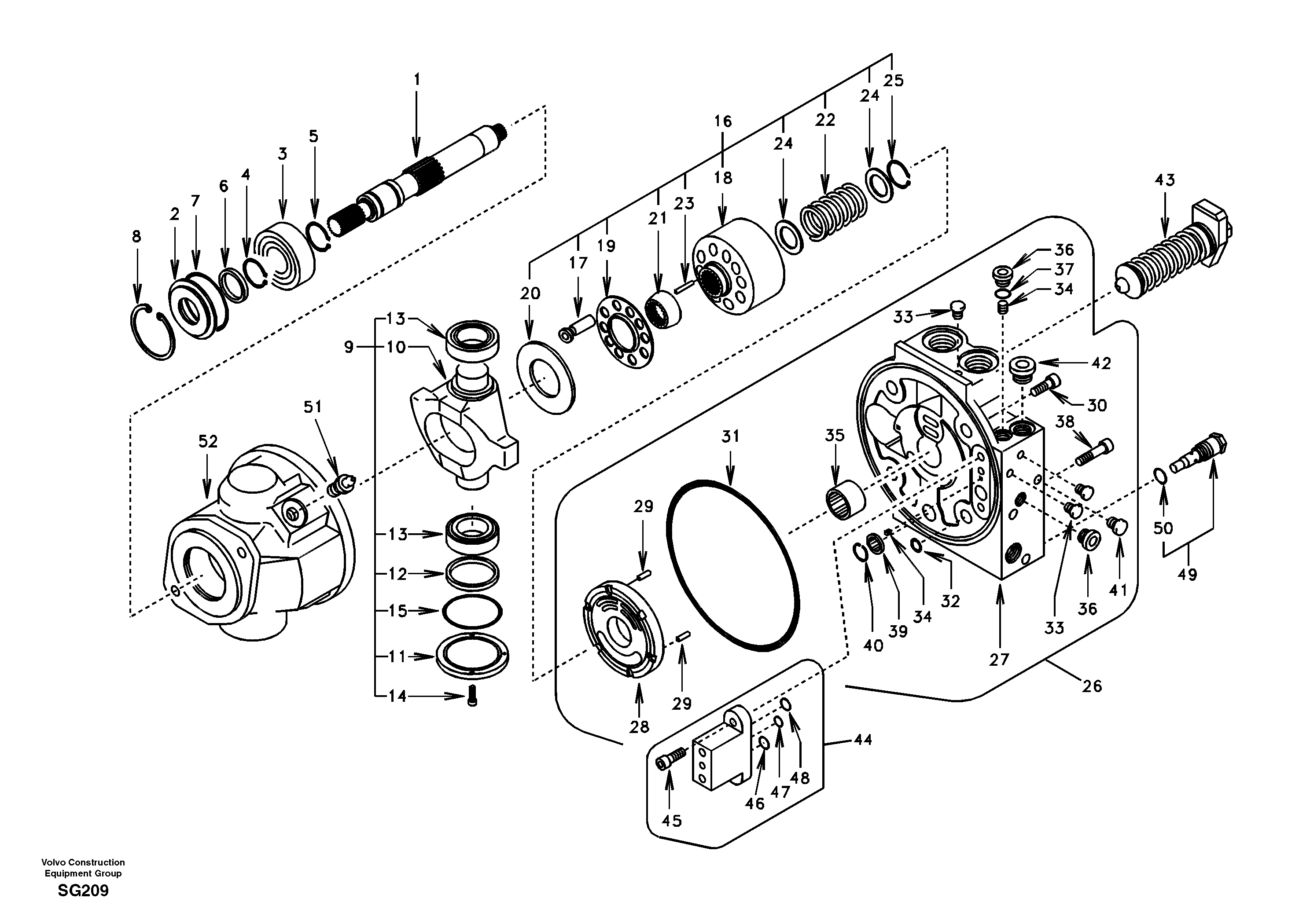 Sealing Kit VOE14504880 VOLVO