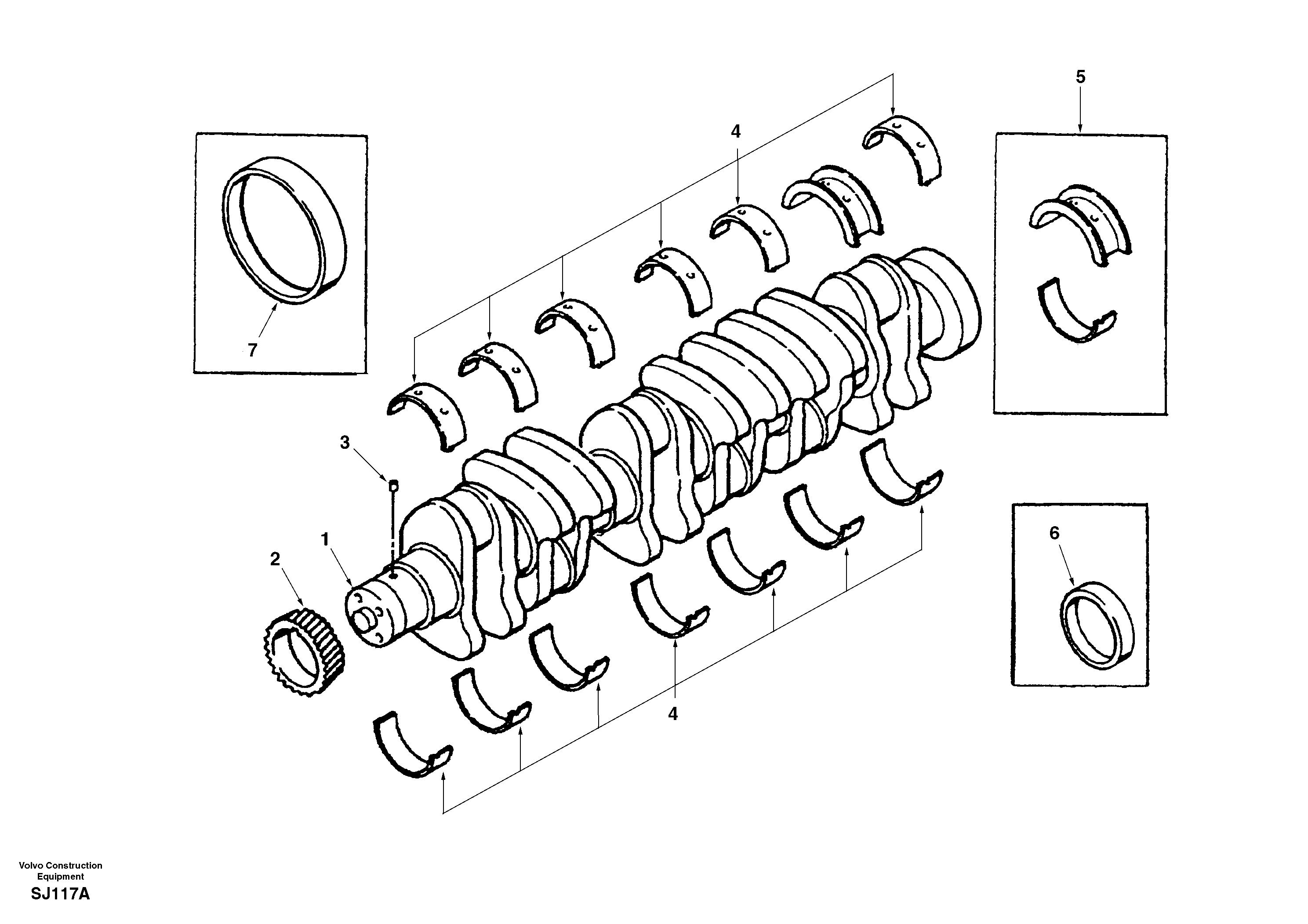 Bearing CH/SA3802071 VOLVO