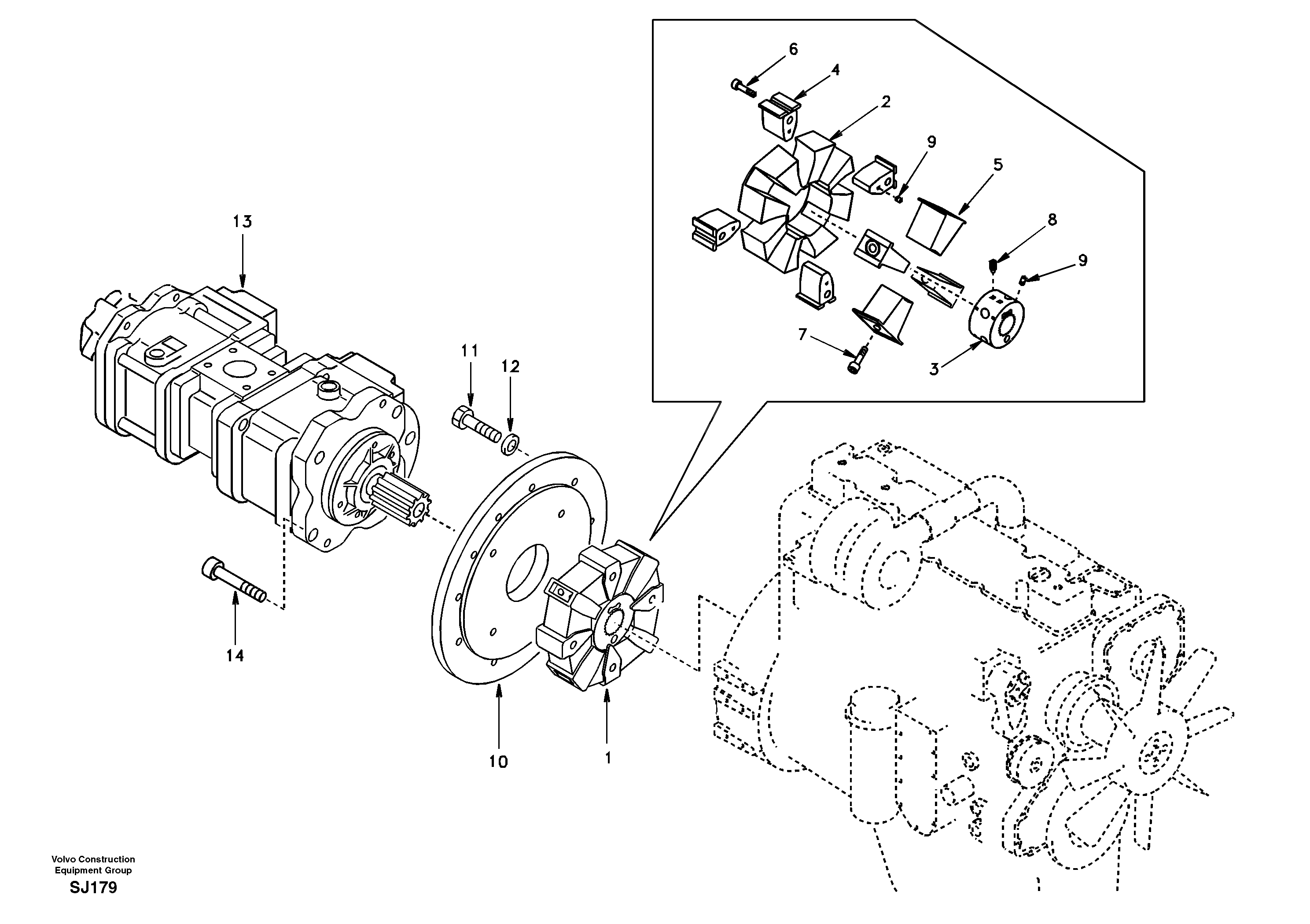 Clutch SA1112-00530 VOLVO