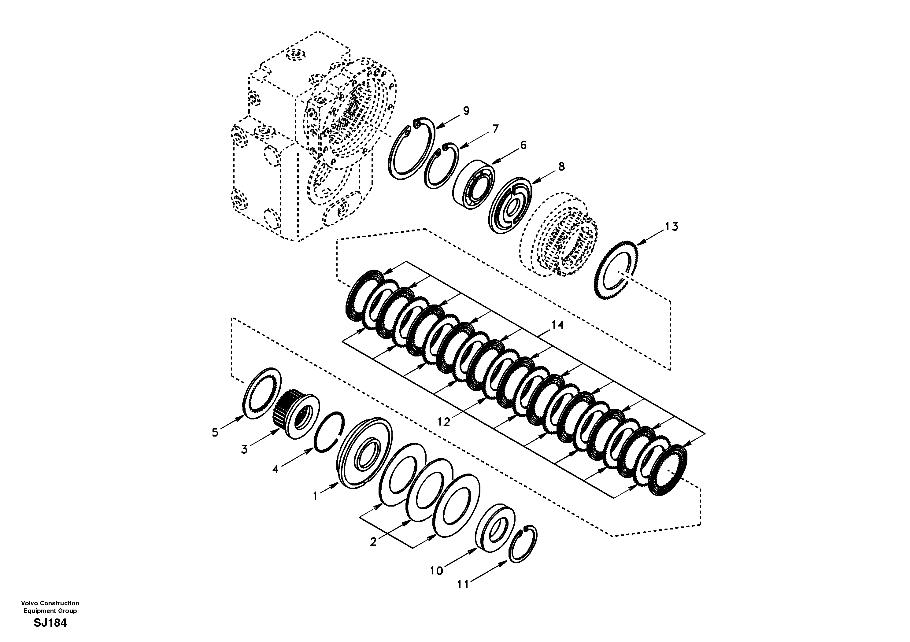 Stern Bearing SA8220-11980 VOLVO