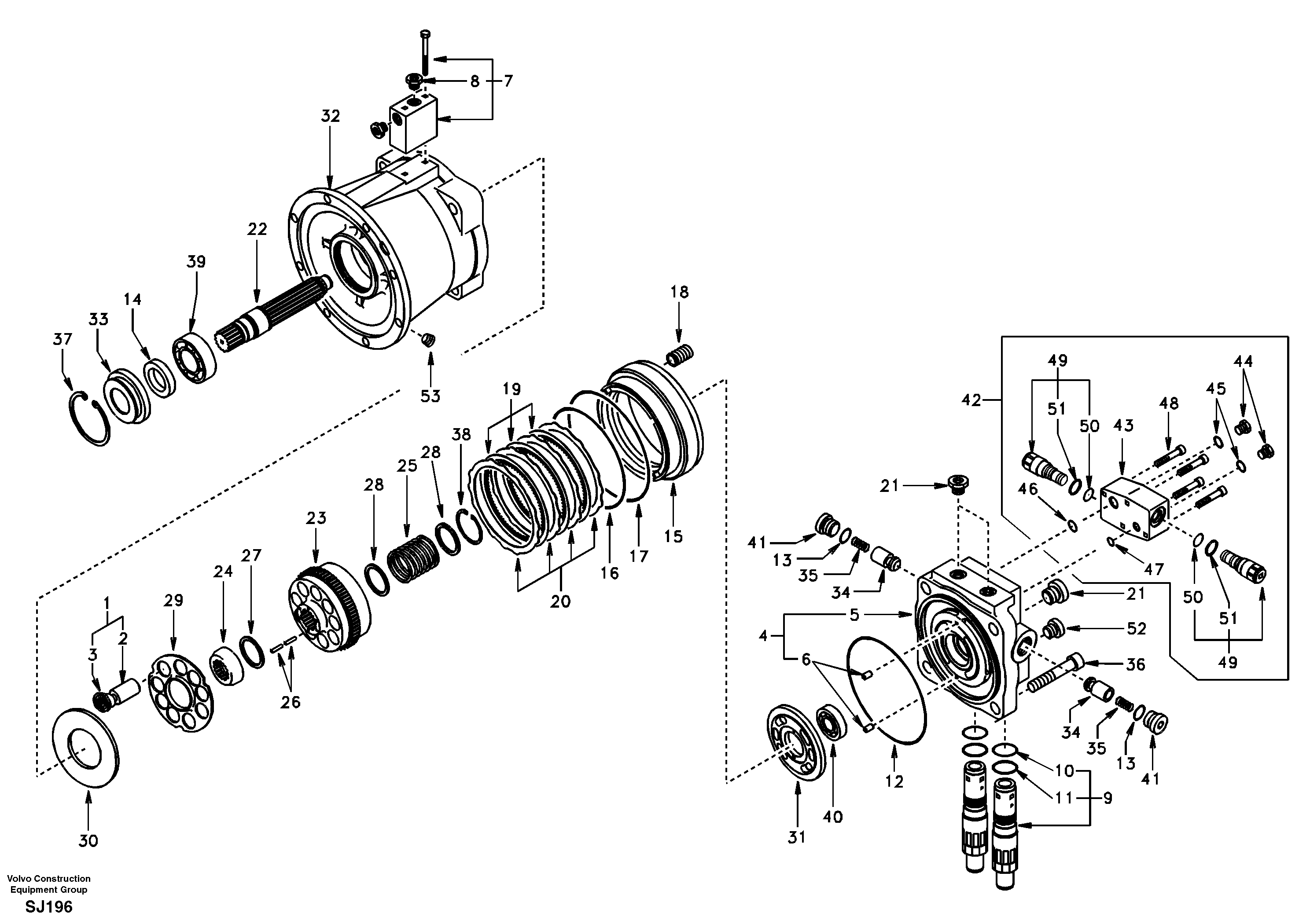 O-ring SA8210-06280 VOLVO