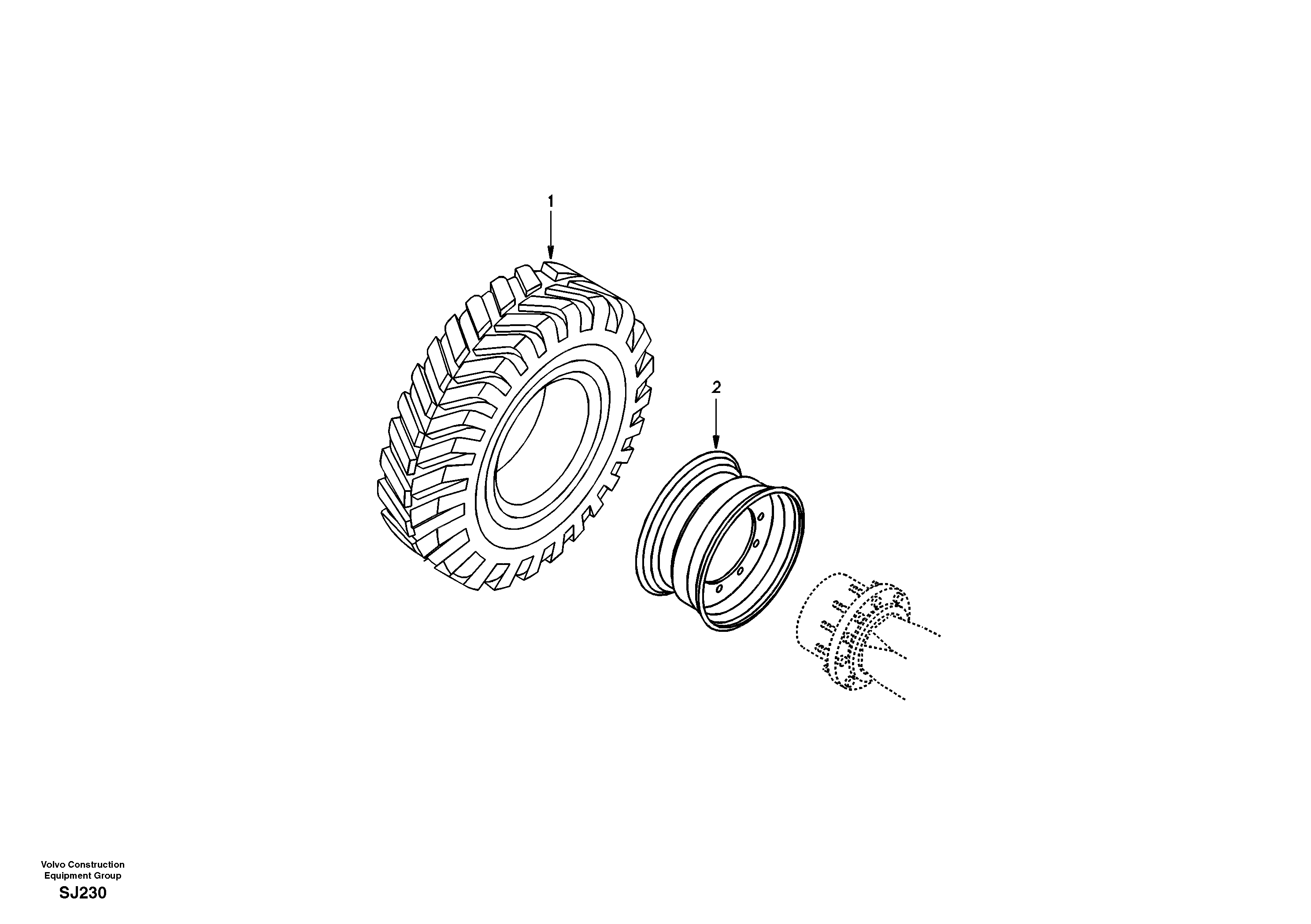 Rim SA1137-00100 VOLVO