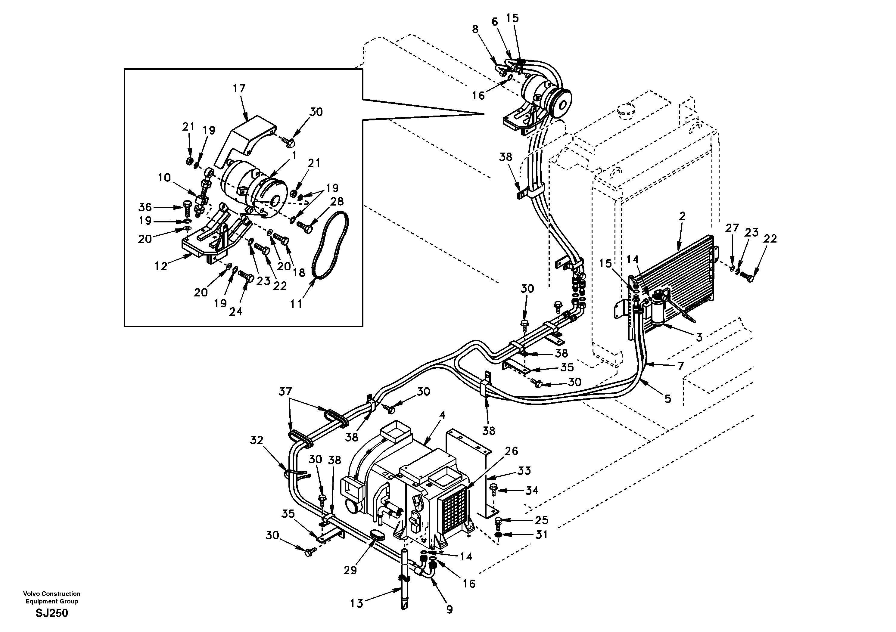 Air Cond SA1125-00903 VOLVO