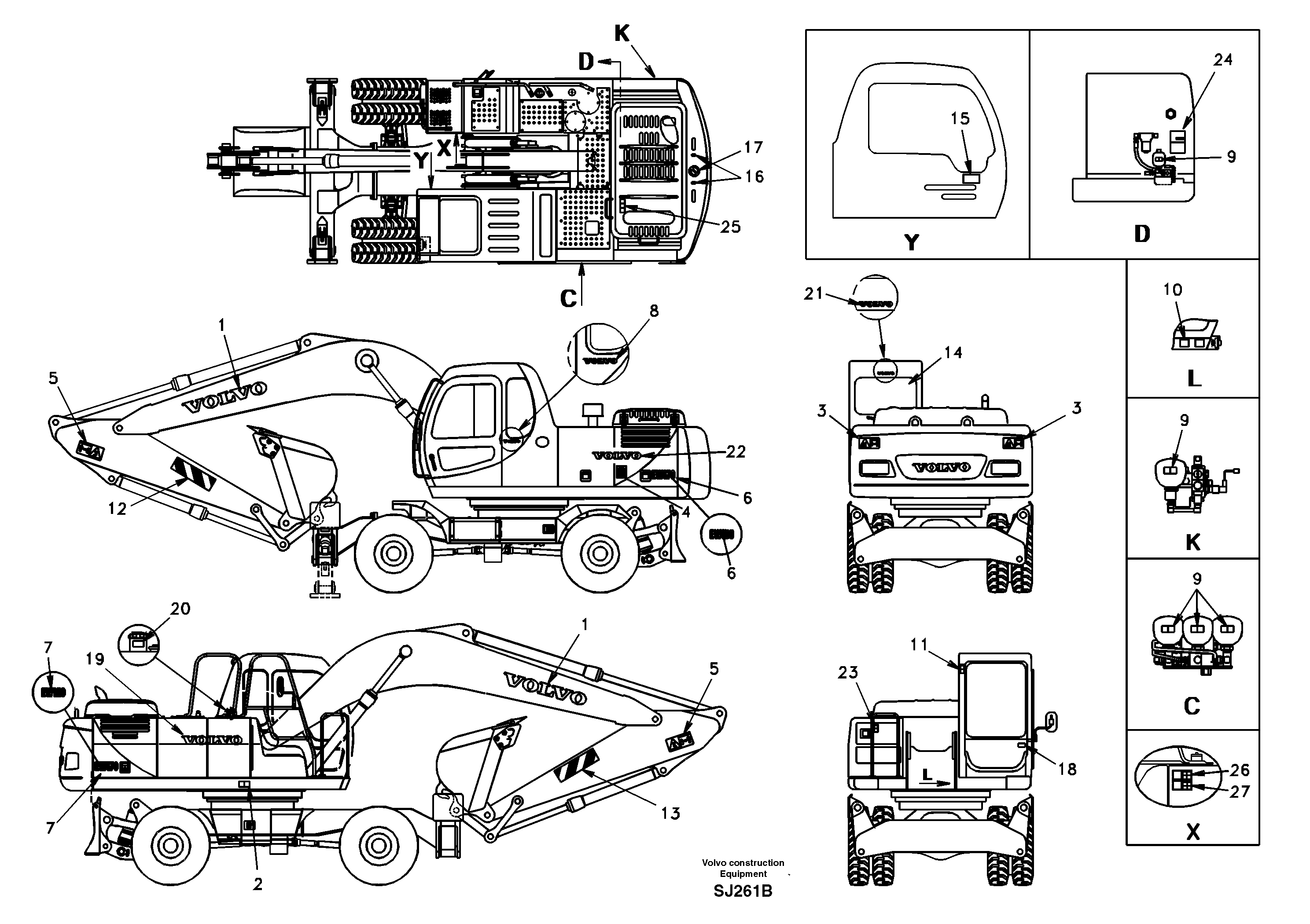 Cylinder Block VOE14501368 VOLVO